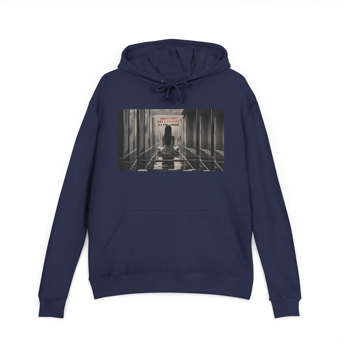 Chic Unisex French Terry Hoodie with Artistic Design, Cozy Streetwear, Ideal Gift for Art Lovers, Stylish Everyday Wear, Perfect for Autumn