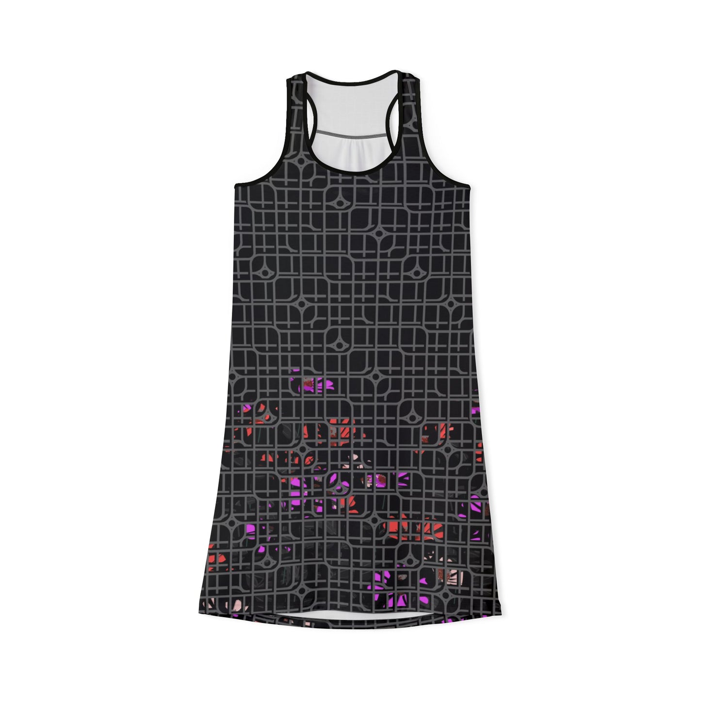 Women's Mountain Escape Racerback Dress, Summer Dress, AOP Dress, Nature Lover Dress, Vacation Outfit, Outdoor Adventure Dress