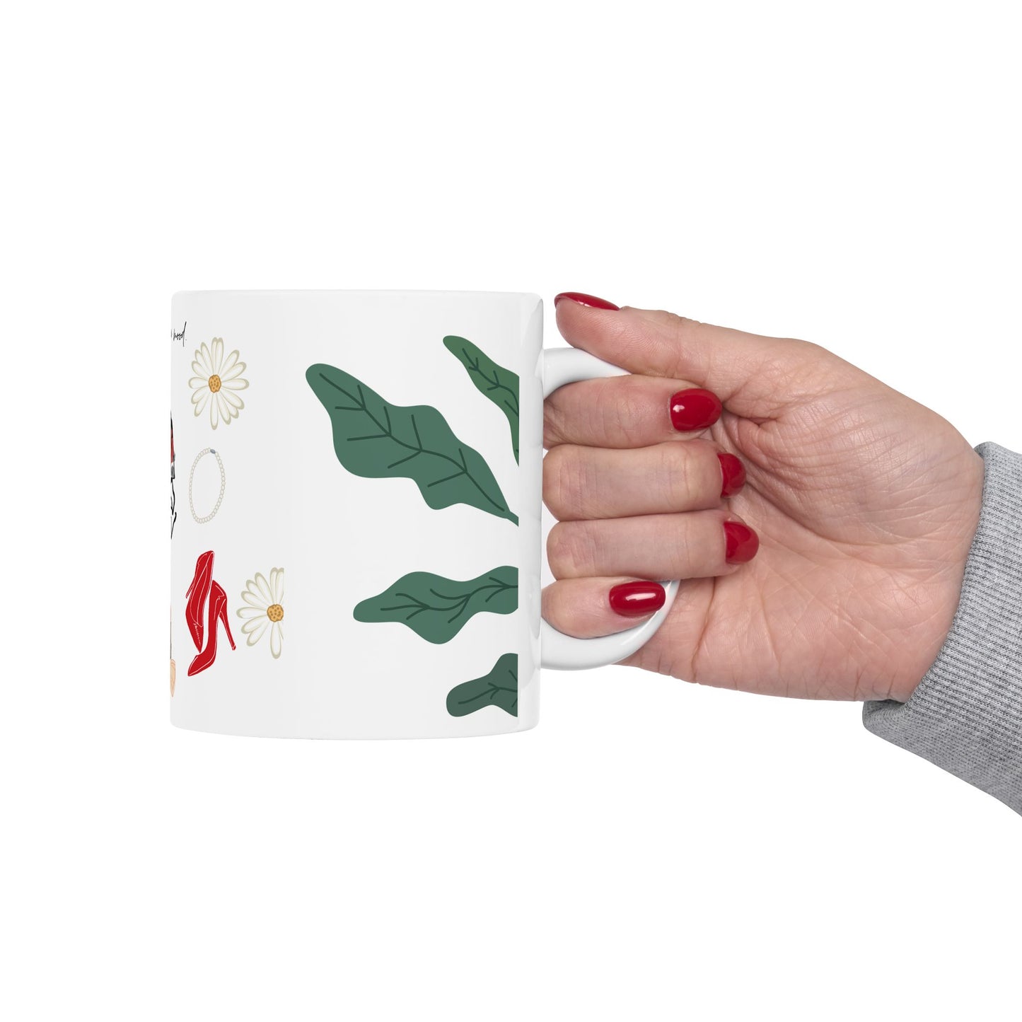 Fashion Mug - Confident Woman Illustration