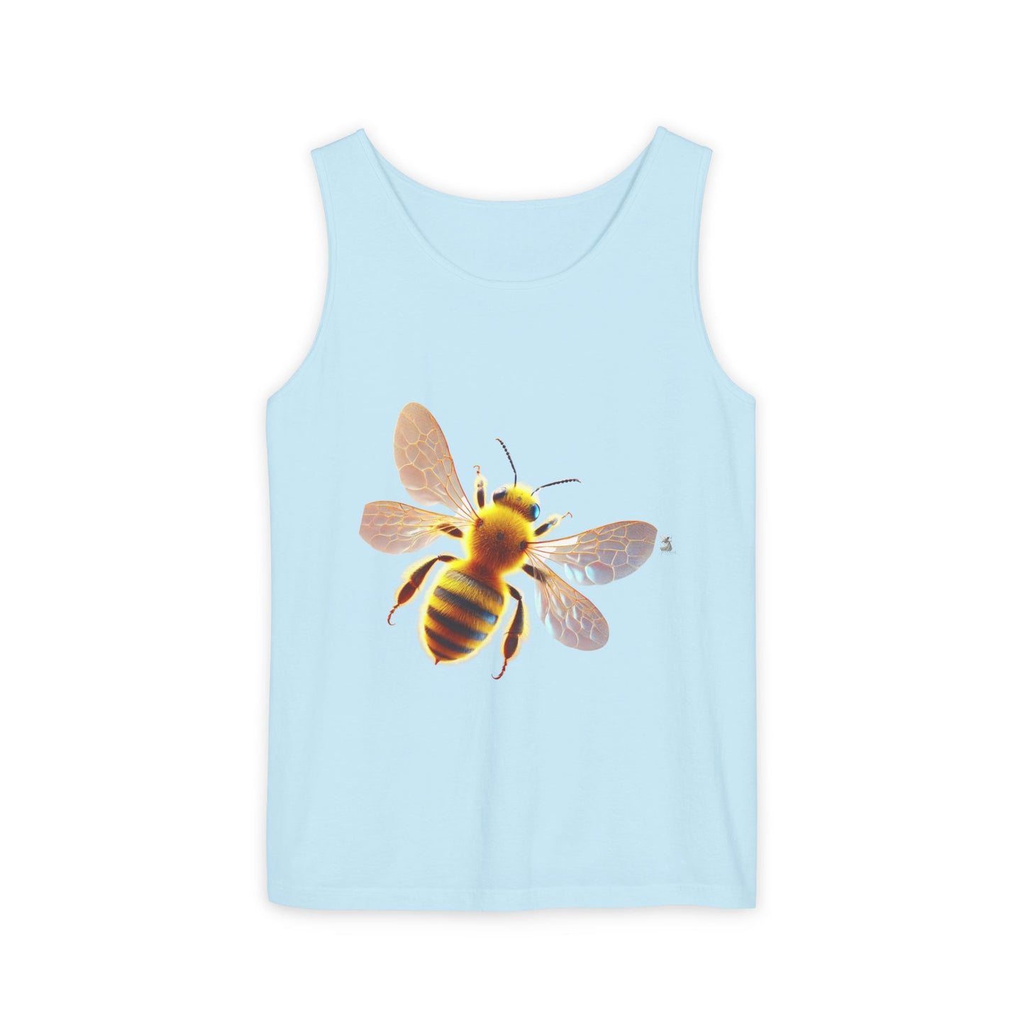 Bee Graphic Unisex Tank Top | Summer Casual Wear, Eco-Friendly Gift, Beach Top, Nature Lover Apparel, Bee Enthusiast Tank