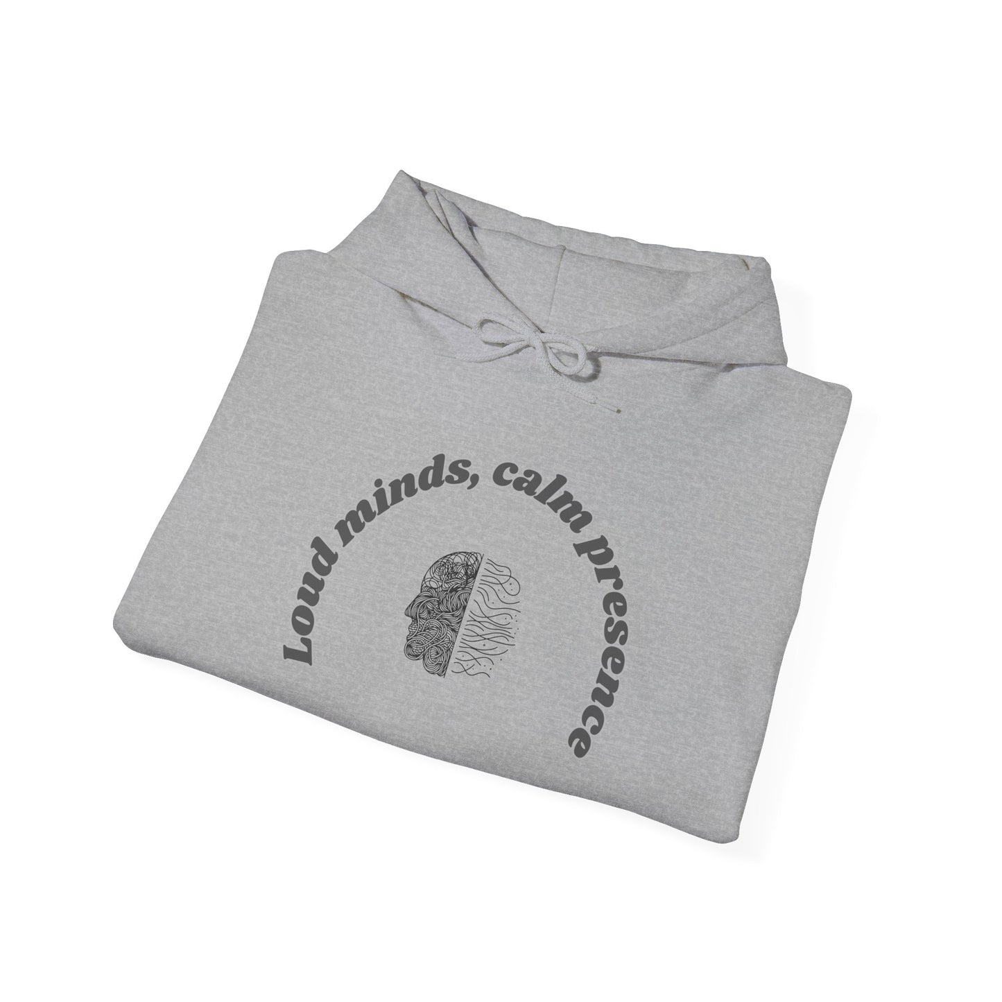 Calming Presence Hoodie - Unisex Heavy Blend™ Sweatshirt, Cozy Layer, Casual Wear, Mindfulness Gift, Relaxation Apparel