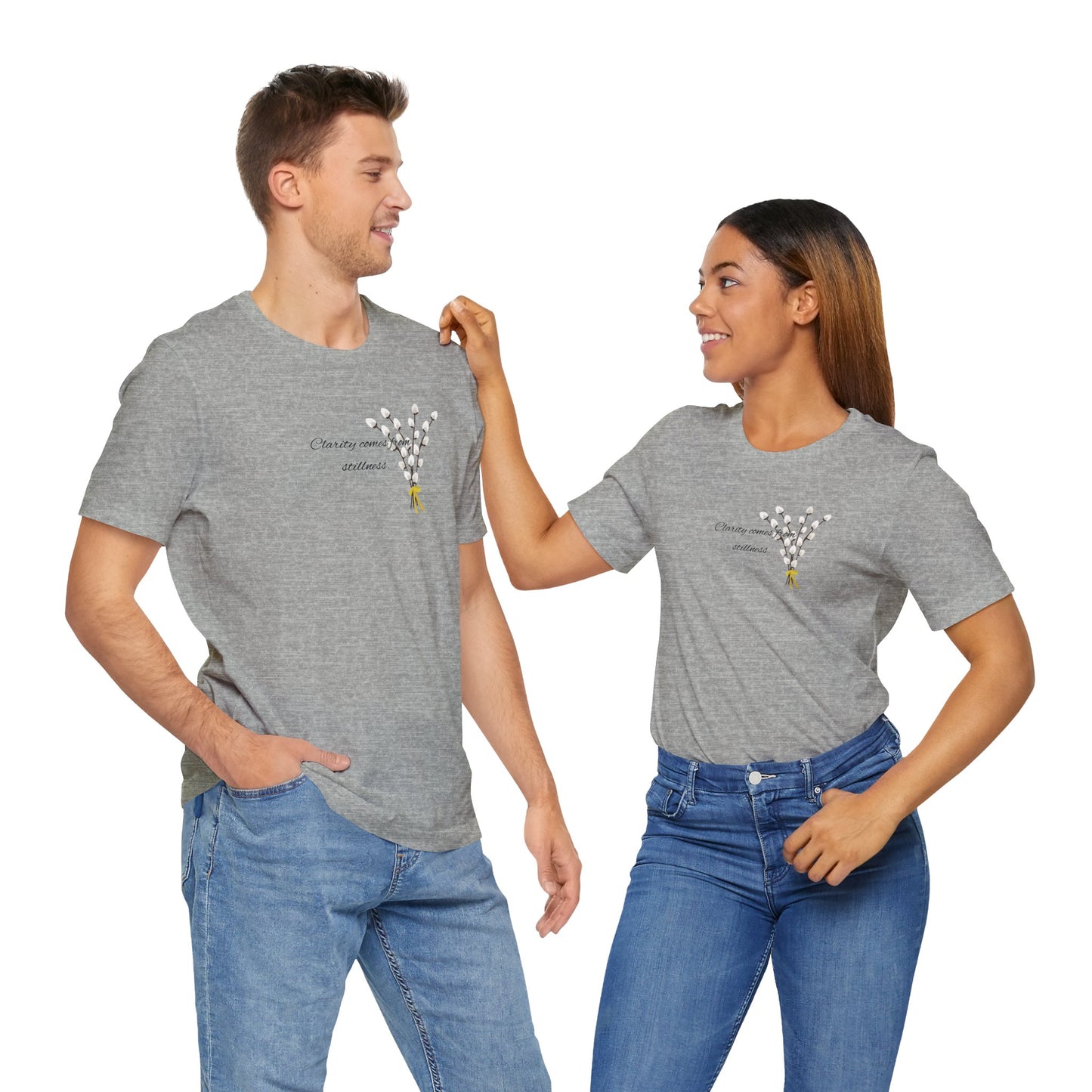 Botanical Quote Tee - Unisex Jersey Short Sleeve T-Shirt, Casual Wear, Gift for Nature Lovers, Spring Outfit, Everyday Style