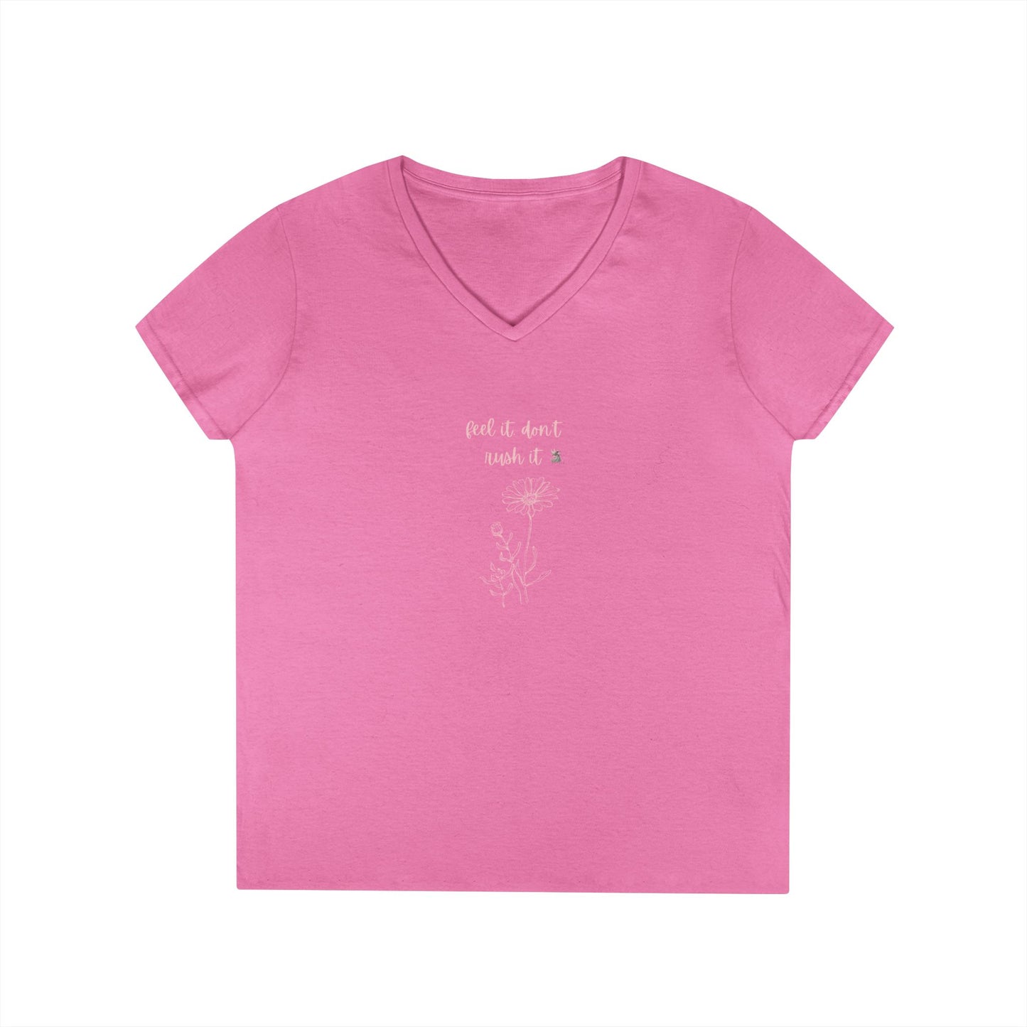Chic Ladies' V-Neck T-Shirt, Casual Tee, Comfortable Fashion, Everyday Wear, Gift for Her, Summer Style