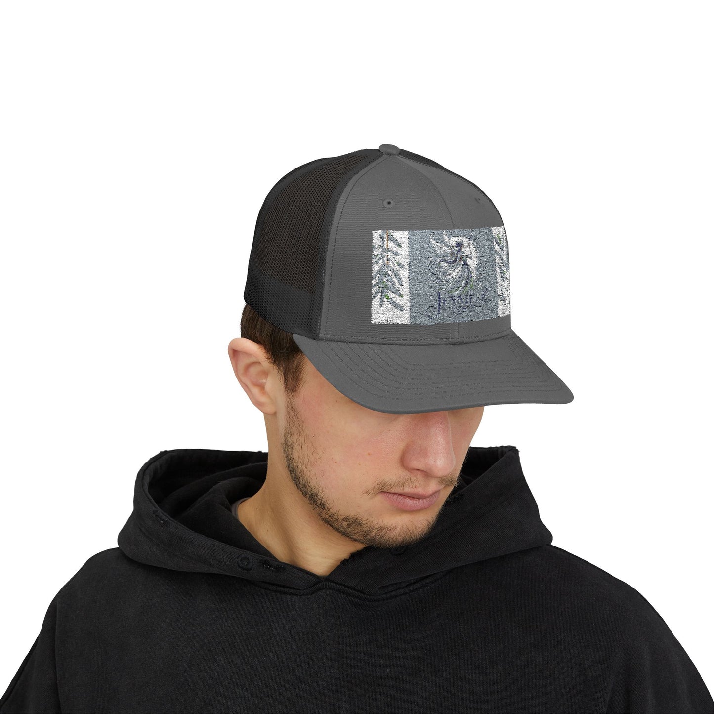 Trendy Snapback Trucker Cap with Custom Design | Stylish Accessory for Outdoor Adventures, Casual Outfits, Gift for Him/Her