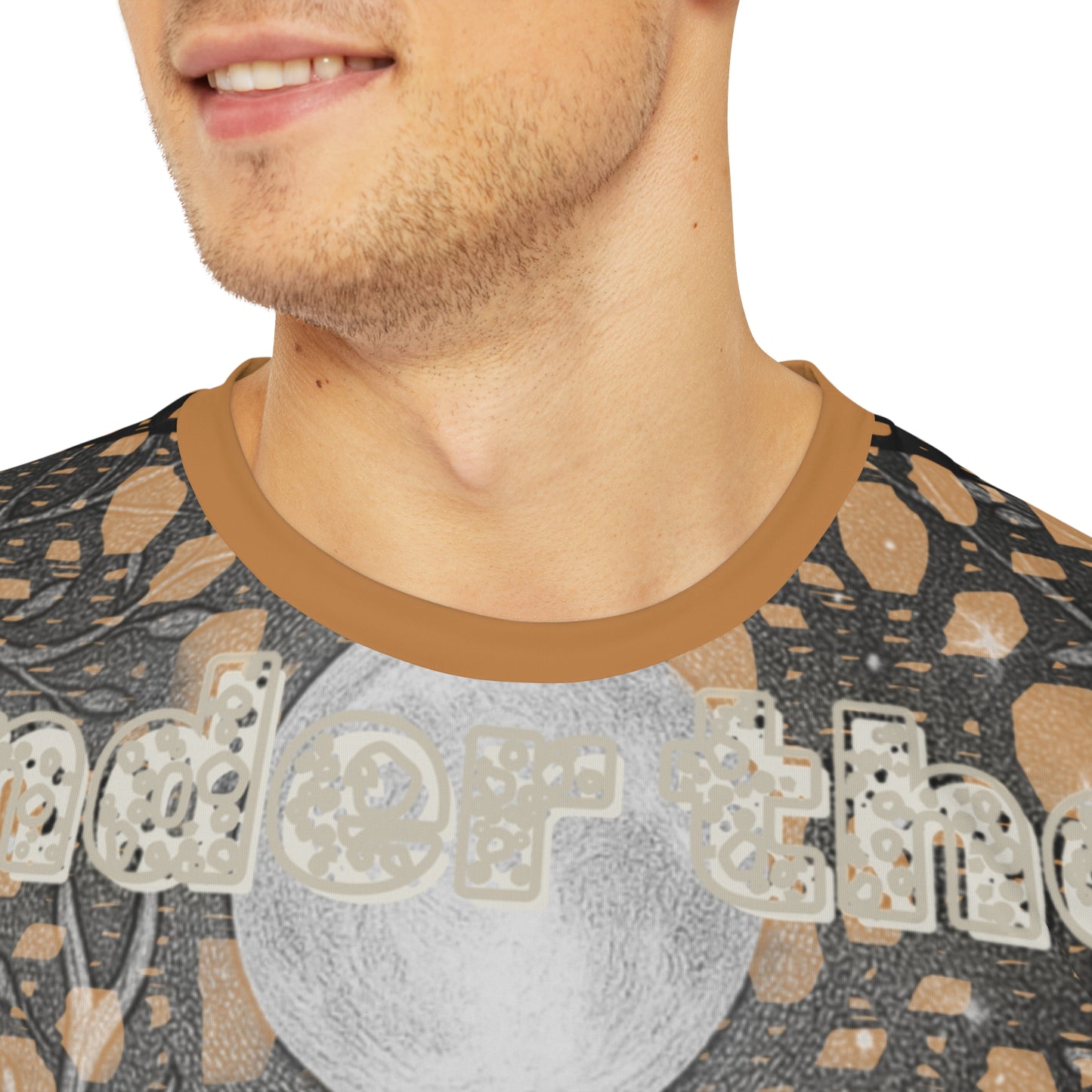 Moonlit Woodland Men's Tee, Nature-Themed Shirt, Peaceful Graphic Tee, Perfect for Outdoor Lovers, Unique Gift for Animal Enthusiasts