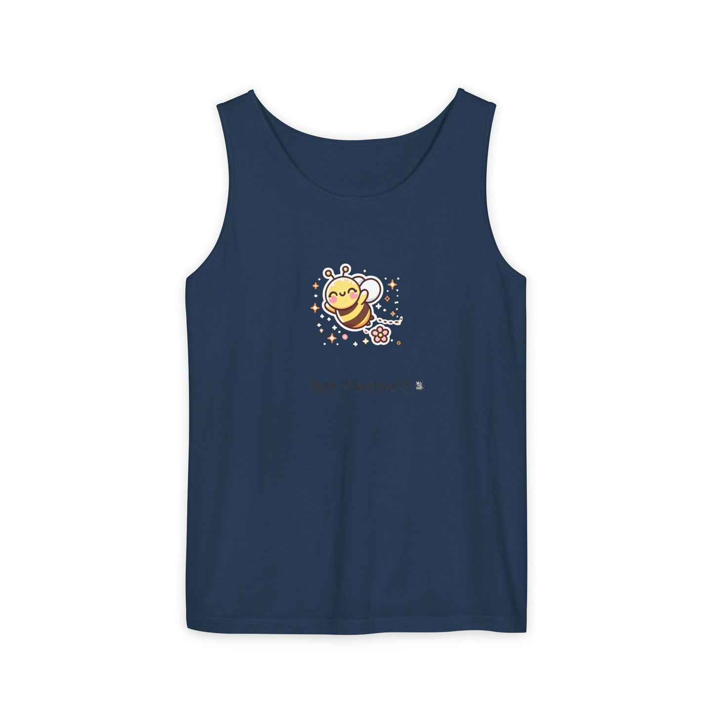 Bee Yourself Tank Top, Cute Bee Apparel, Summer Fashion, Unisex Summer Top, Gift for Nature Lovers, Bee Enthusiast Tank