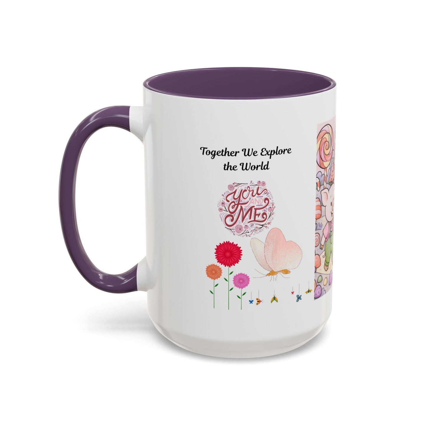 Cute Illustrative Coffee Mug for Kids, Whimsical Pig Design, Perfect Gift for Birthdays, Holidays, Tea Lovers, Home Decor