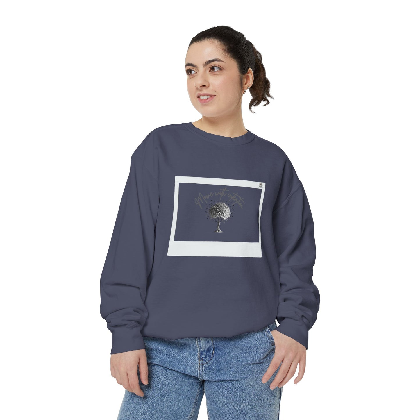 Cozy Garment-Dyed Sweatshirt, Inspirational Sweatshirt, Unisex Hoodie, Gift for Nature Lovers, Casual Everyday Wear, Motivational Apparel