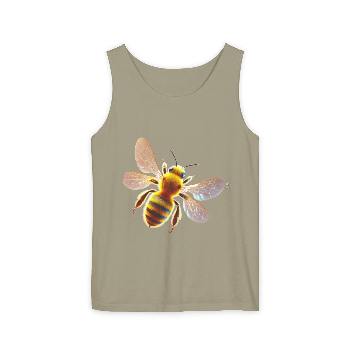 Bee Graphic Unisex Tank Top | Summer Casual Wear, Eco-Friendly Gift, Beach Top, Nature Lover Apparel, Bee Enthusiast Tank