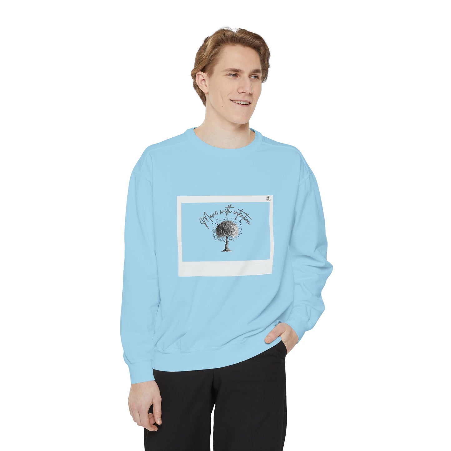 Cozy Garment-Dyed Sweatshirt, Inspirational Sweatshirt, Unisex Hoodie, Gift for Nature Lovers, Casual Everyday Wear, Motivational Apparel