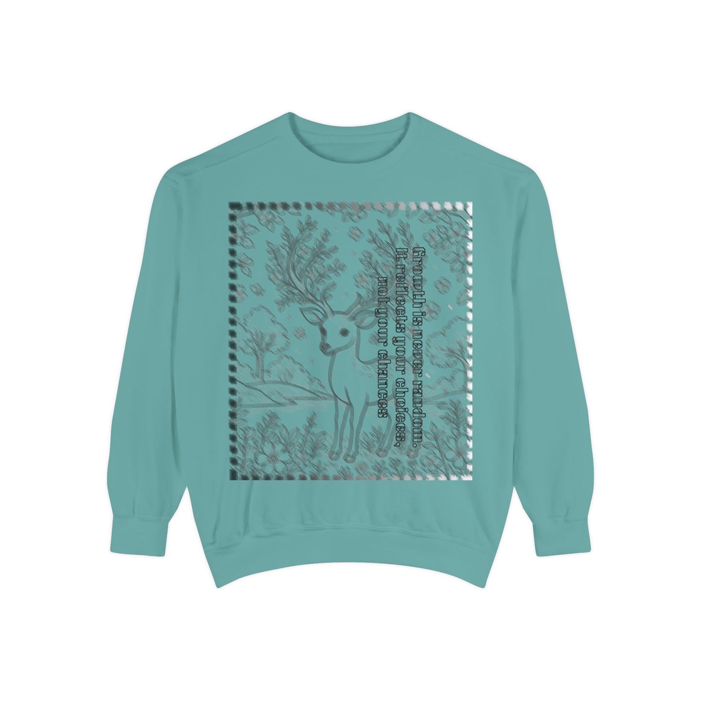 Stylish Unisex Sweatshirt with Deer Design, Cozy Autumn Loungewear, Gift for Him/Her, Perfect for Holidays, Nature Lovers
