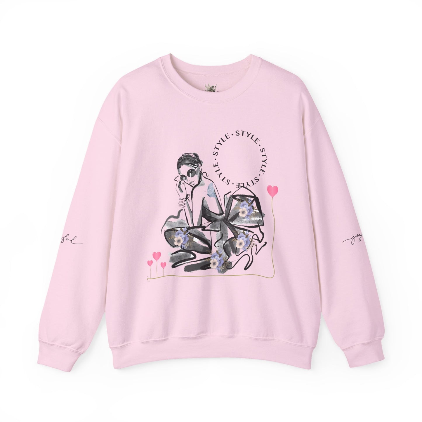 Chic Fashionista Crewneck Sweatshirt, Cozy Gift for Her, Perfect for Fashion Lovers, Trendy Sweatshirt, Stylish Casual Wear