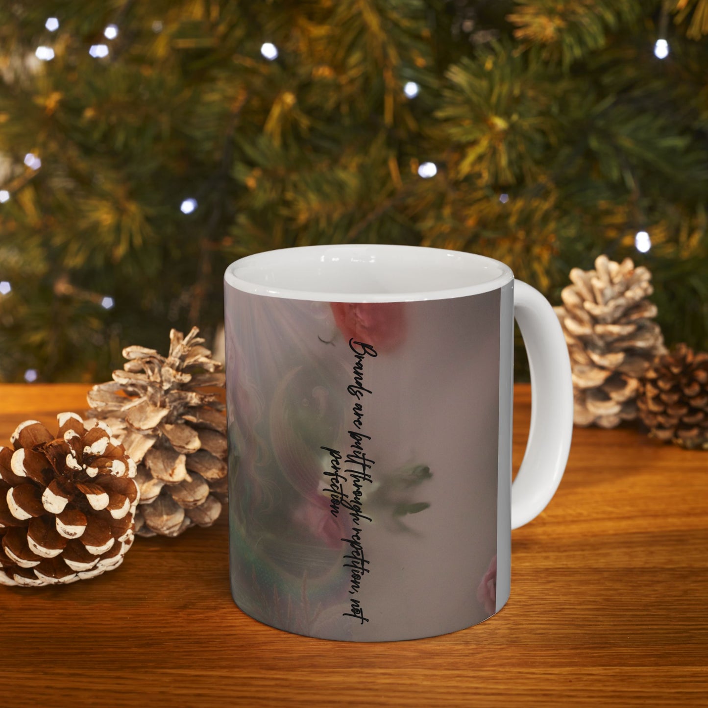 Elegant Mermaid Ceramic Mug - 11oz or 15oz, Whimsical Drinkware, Nautical Decor, Gift for Ocean Lovers, Fantasy Collection, Unique Homeware