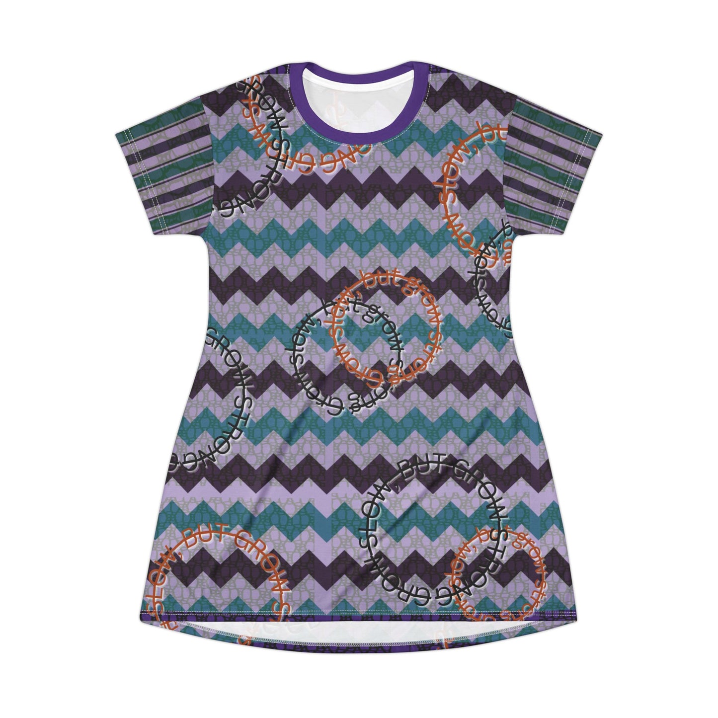 Chic Geometric T-Shirt Dress, Casual Outfit, Summer Style, Boho Fashion, Unique Print Dress, Perfect for Festivals and Vacations
