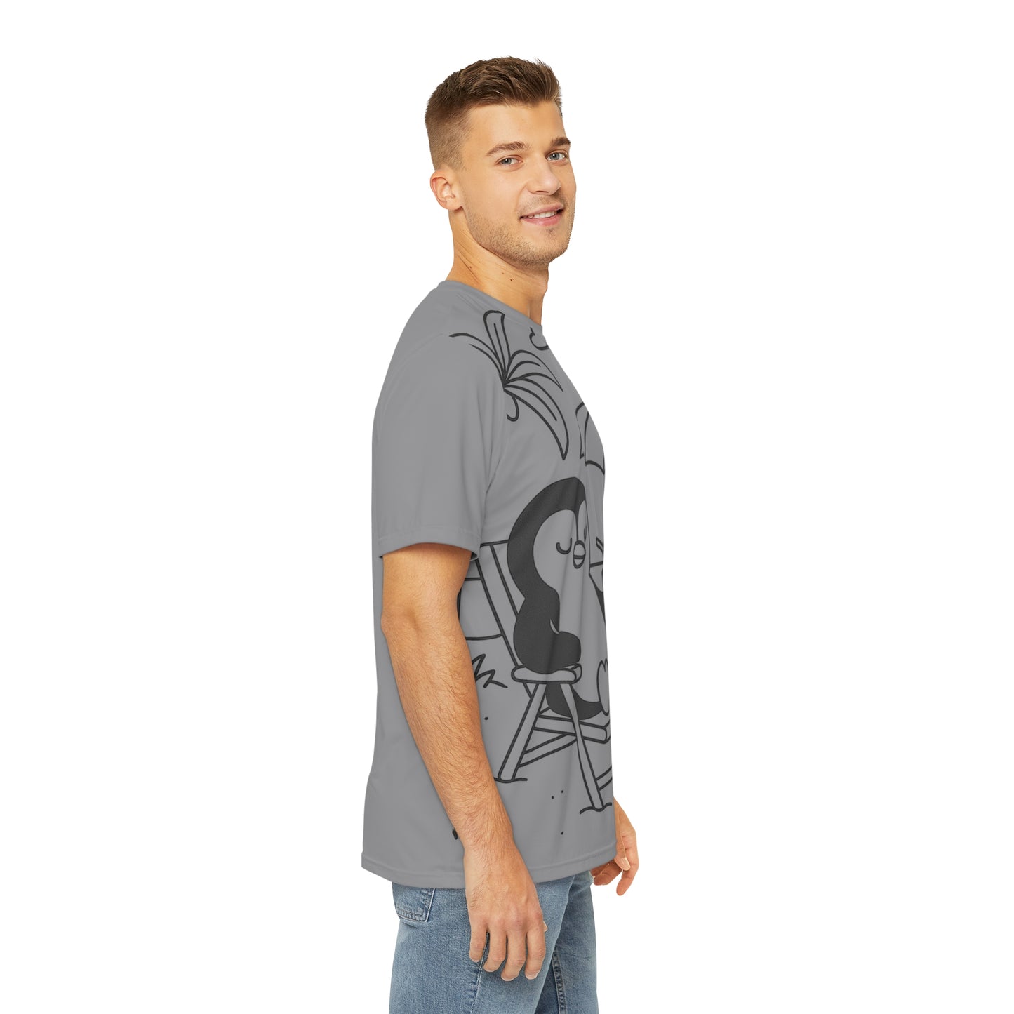 Men's Trendy Graphic Tee, Stylish Casual Top, Unisex Statement Shirt, Fashionable Everyday Wear, Unique Gift for Him