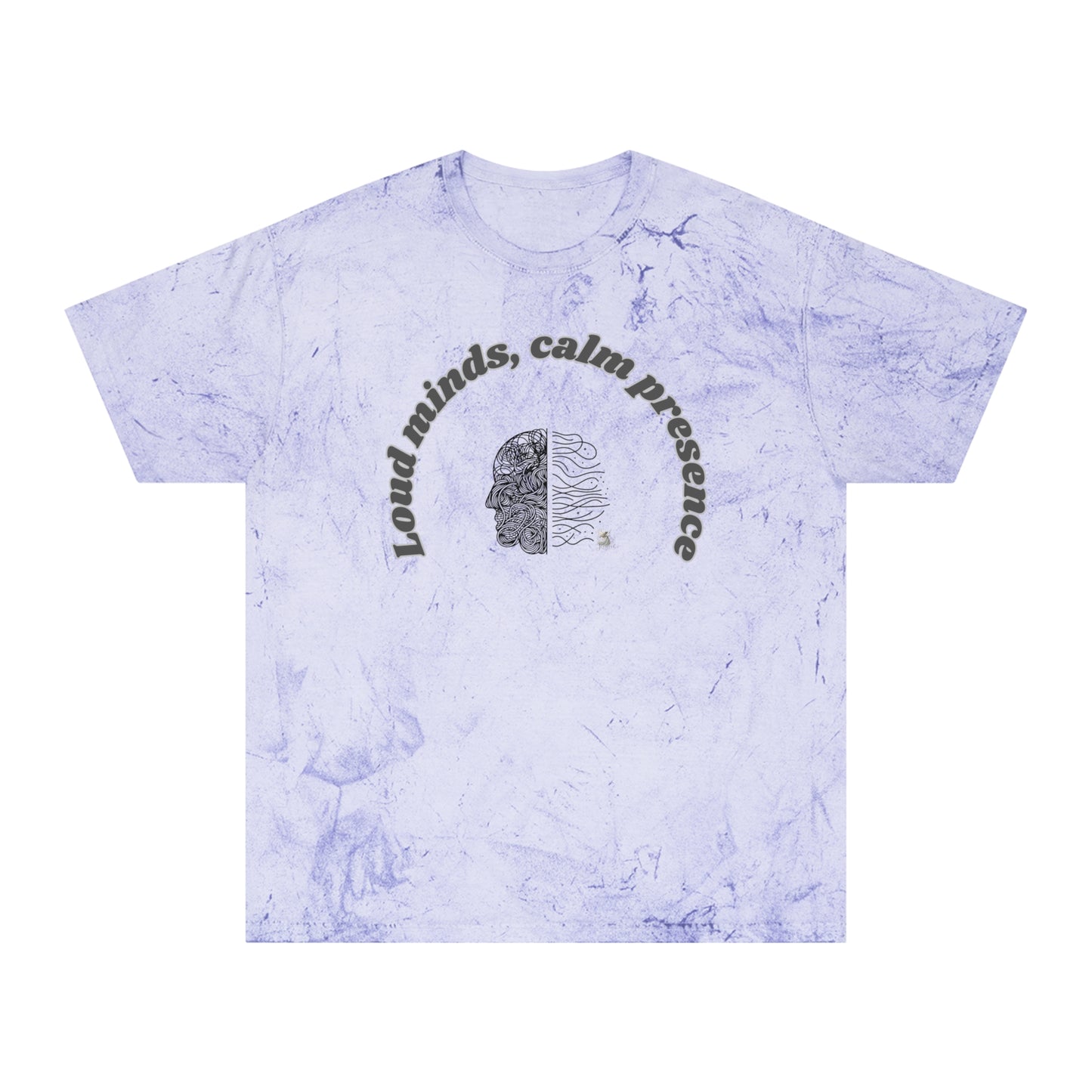 Color Blast T-Shirt, Unisex Tee, Loud Minds Calm Presence Shirt, Artistic Graphic Tee, Casual Wear, Trendy Gift Idea
