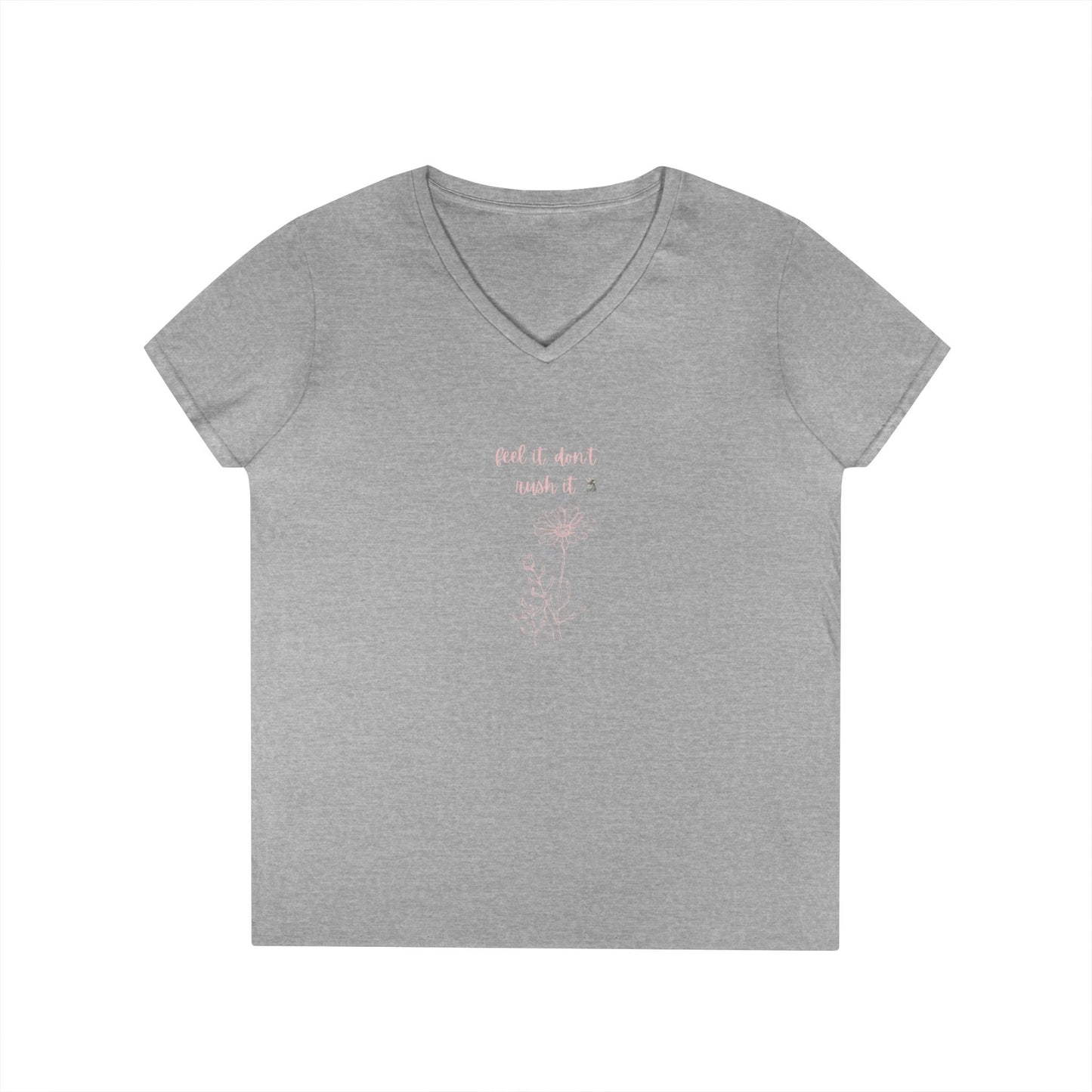 Chic Ladies' V-Neck T-Shirt, Casual Tee, Comfortable Fashion, Everyday Wear, Gift for Her, Summer Style