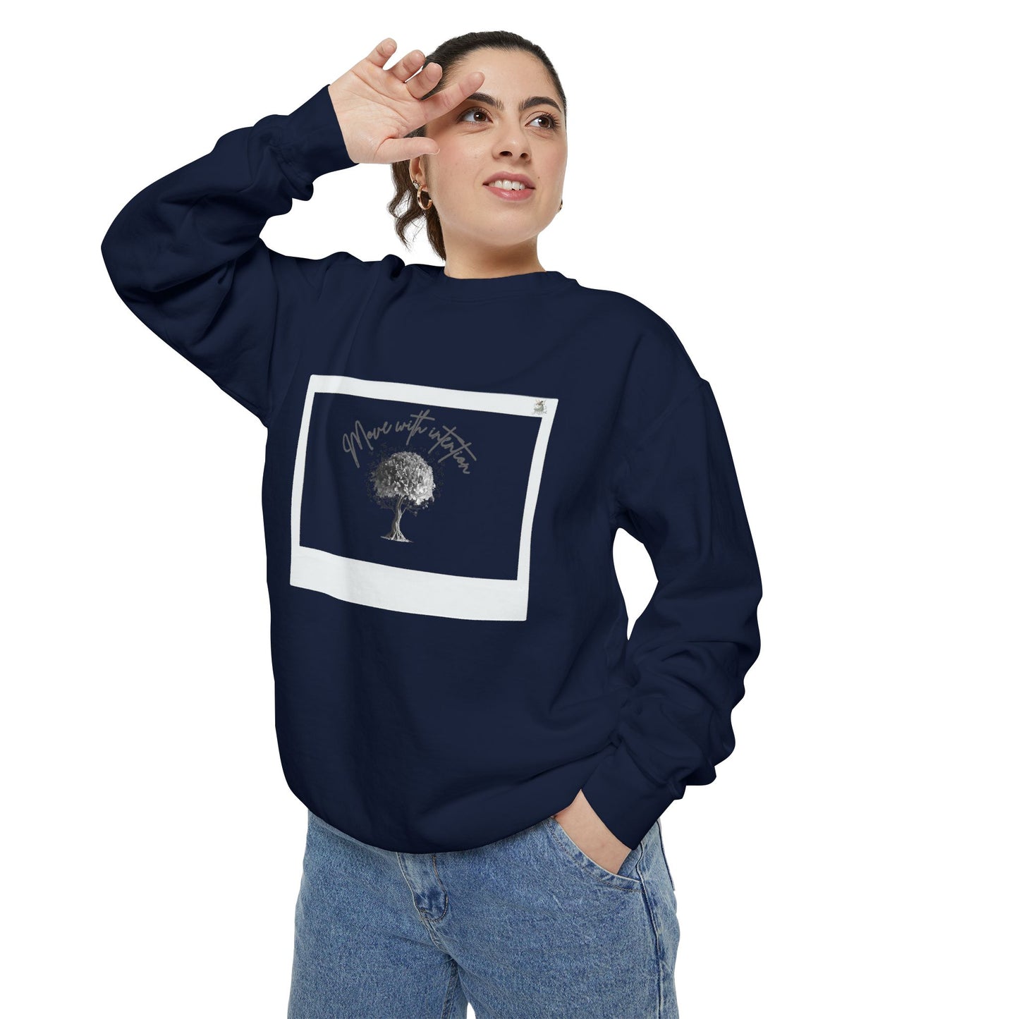 Cozy Garment-Dyed Sweatshirt, Inspirational Sweatshirt, Unisex Hoodie, Gift for Nature Lovers, Casual Everyday Wear, Motivational Apparel