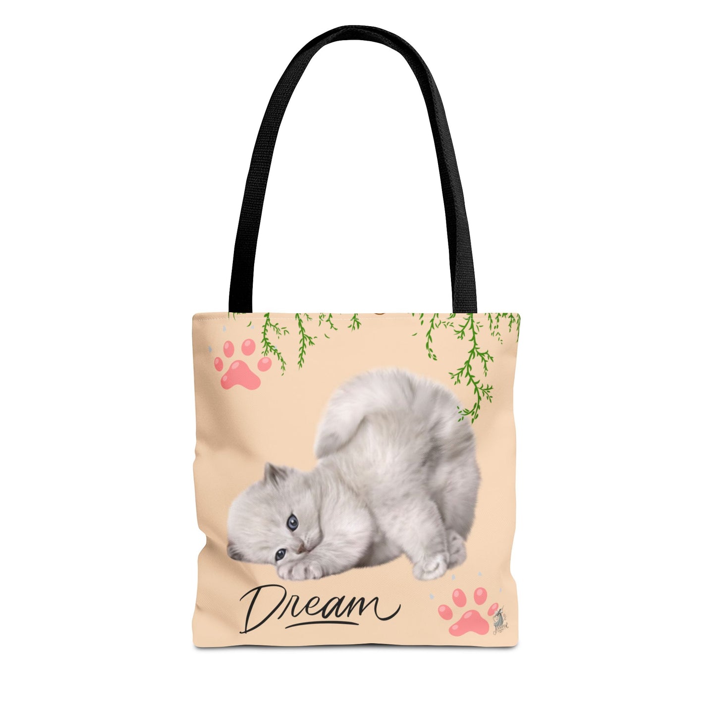 Dreamy Cat Tote Bag | Cute Pet Lover Gift | Stylish Eco-Friendly Tote | Paws & Whiskers Design | Everyday Use, Beach Bag, Shopping Bag