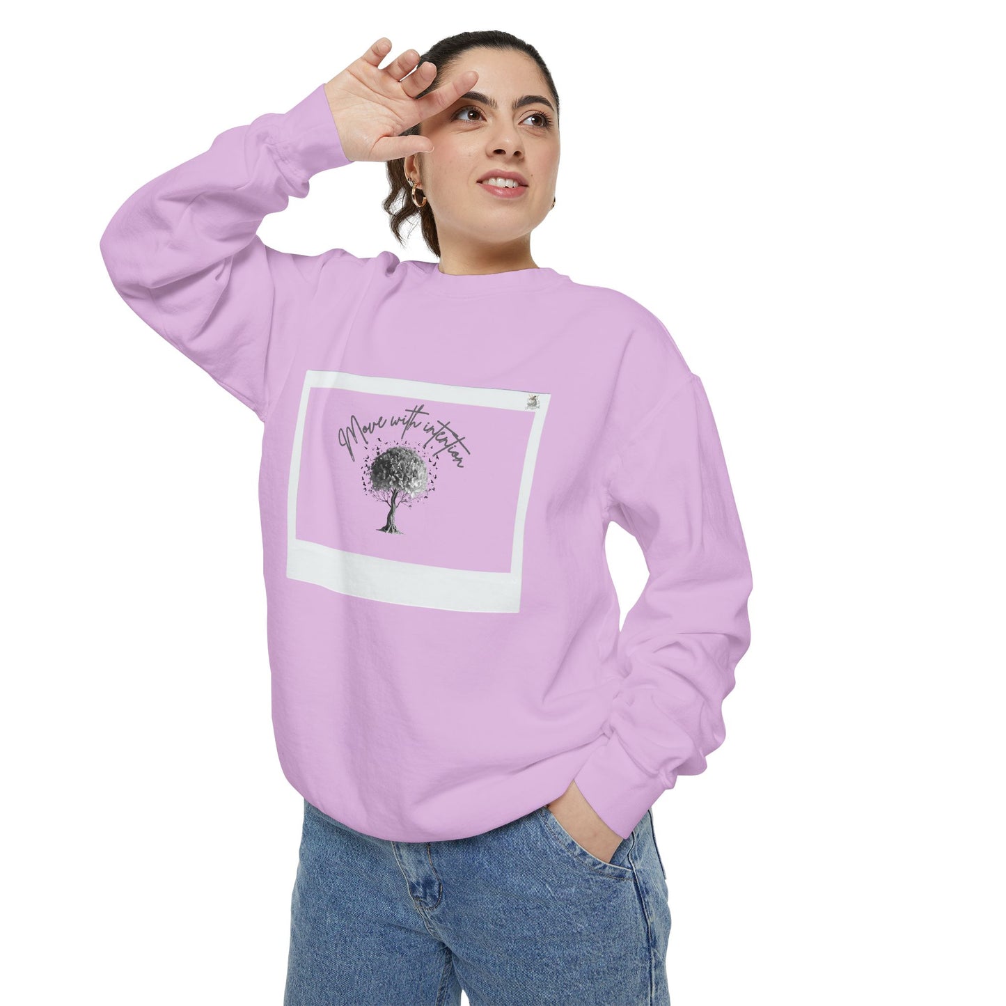 Cozy Garment-Dyed Sweatshirt, Inspirational Sweatshirt, Unisex Hoodie, Gift for Nature Lovers, Casual Everyday Wear, Motivational Apparel