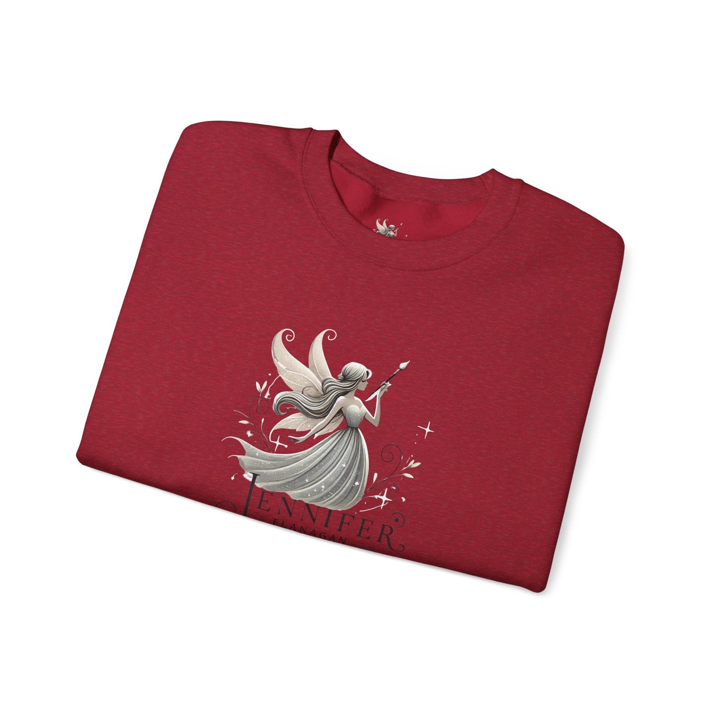 Whimsical Fairy Sweatshirt, Personalized Gift, Cozy Unisex Crewneck, Fantasy Themed Apparel, Unique Artwear, Perfect for Birthdays