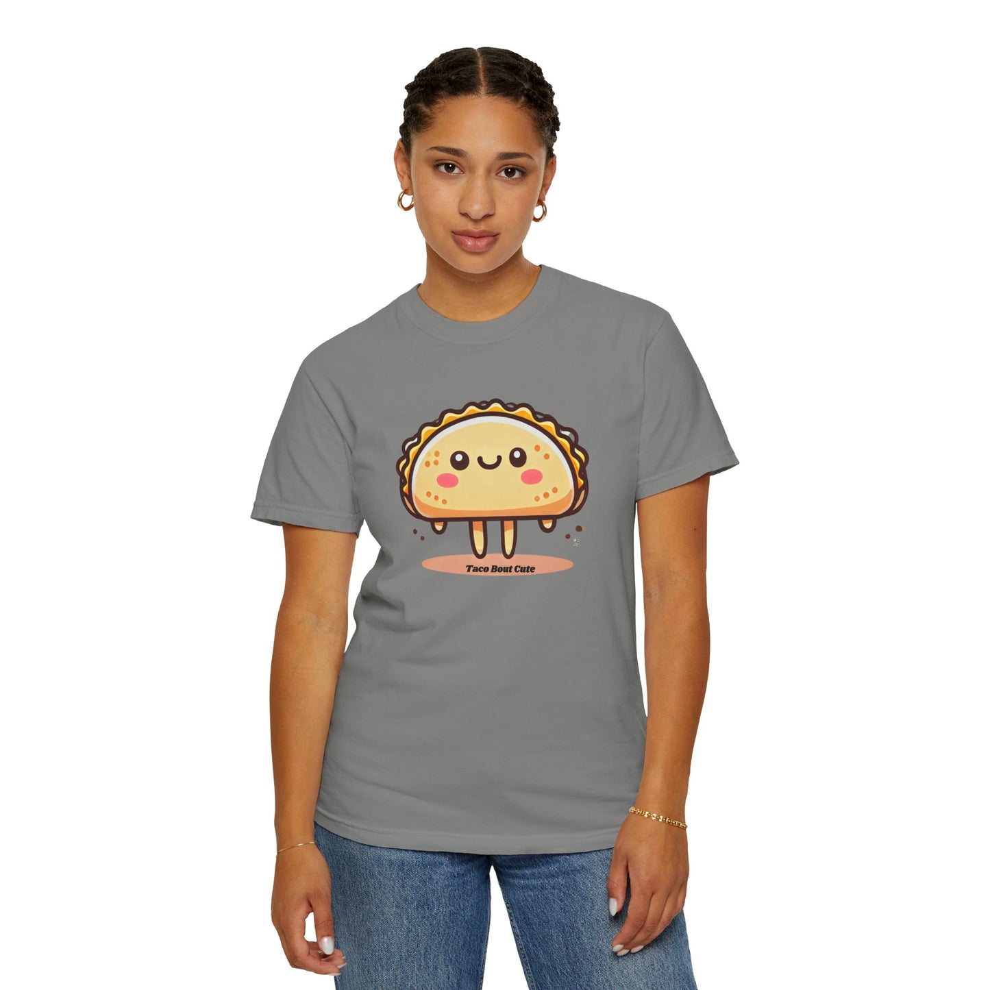 Cute Taco Graphic Tee, Unisex T-shirt, Foodie Gift, Valentine's Day Top, Casual Wear, Fun Snack Outfit
