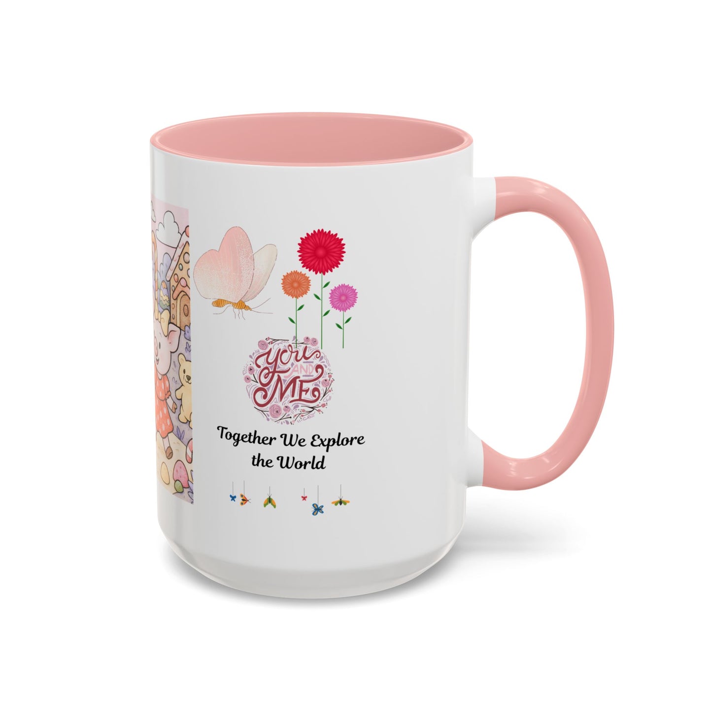 Cute Illustrative Coffee Mug for Kids, Whimsical Pig Design, Perfect Gift for Birthdays, Holidays, Tea Lovers, Home Decor