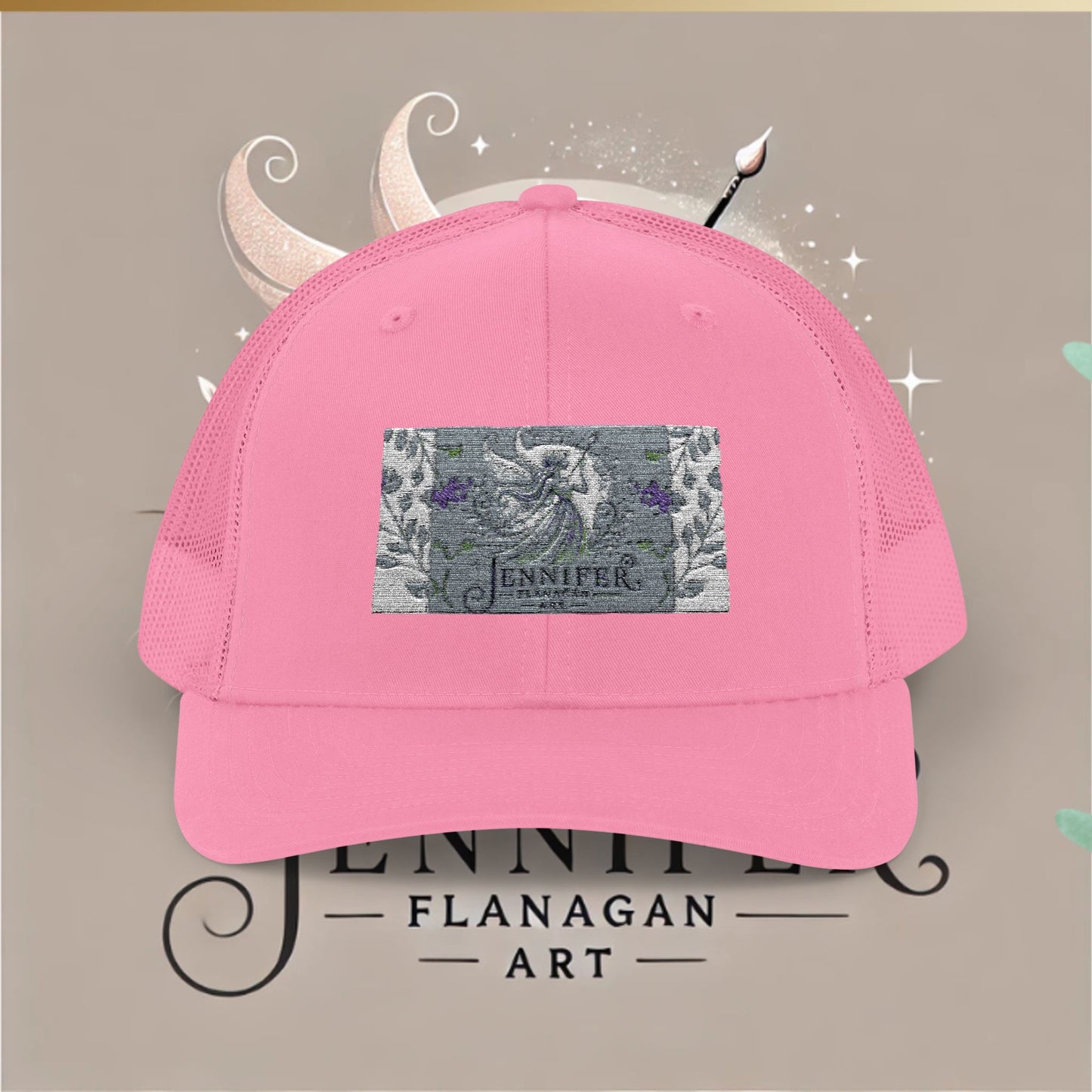 Trendy Snapback Trucker Cap with Unique Design, Casual Cap, Gift for Him/Her, Summer Accessory, Adjustable Hat, Streetwear Style