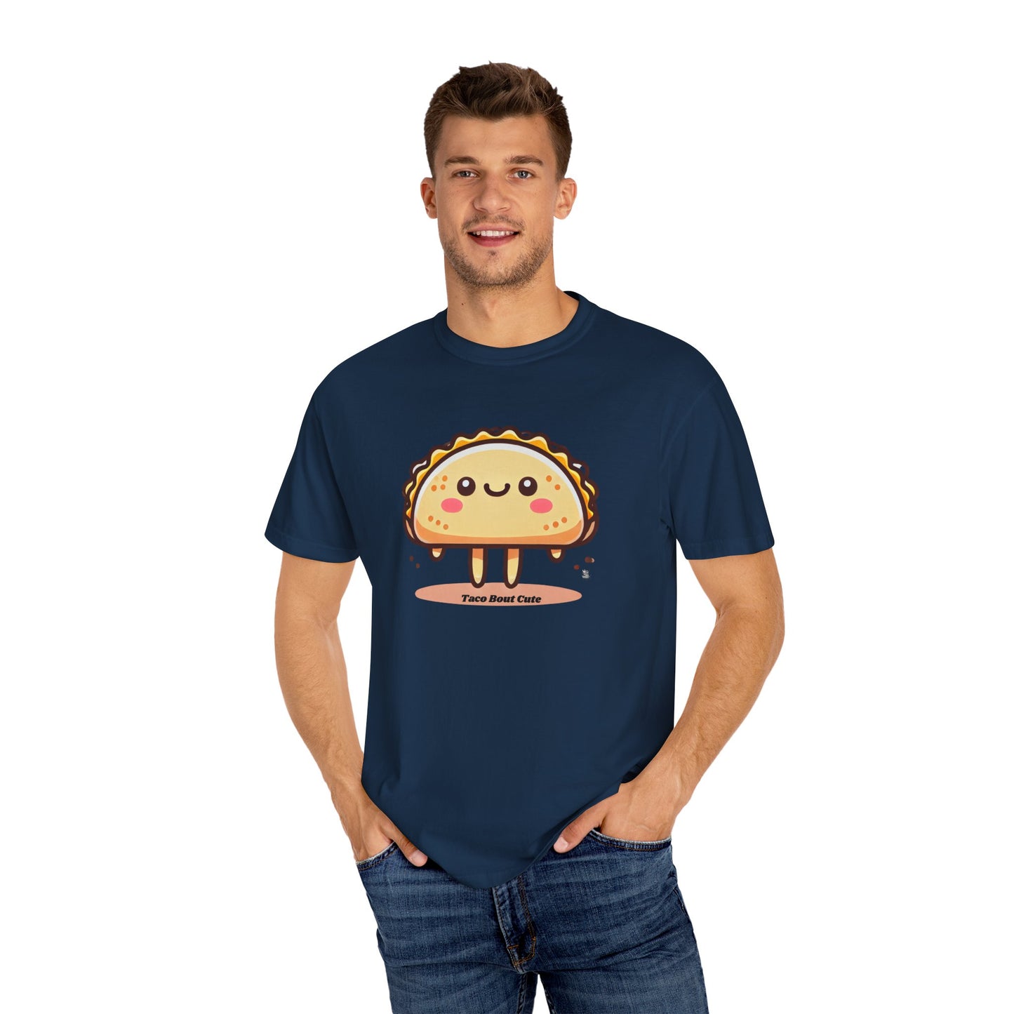 Cute Taco Graphic Tee, Unisex T-shirt, Foodie Gift, Valentine's Day Top, Casual Wear, Fun Snack Outfit
