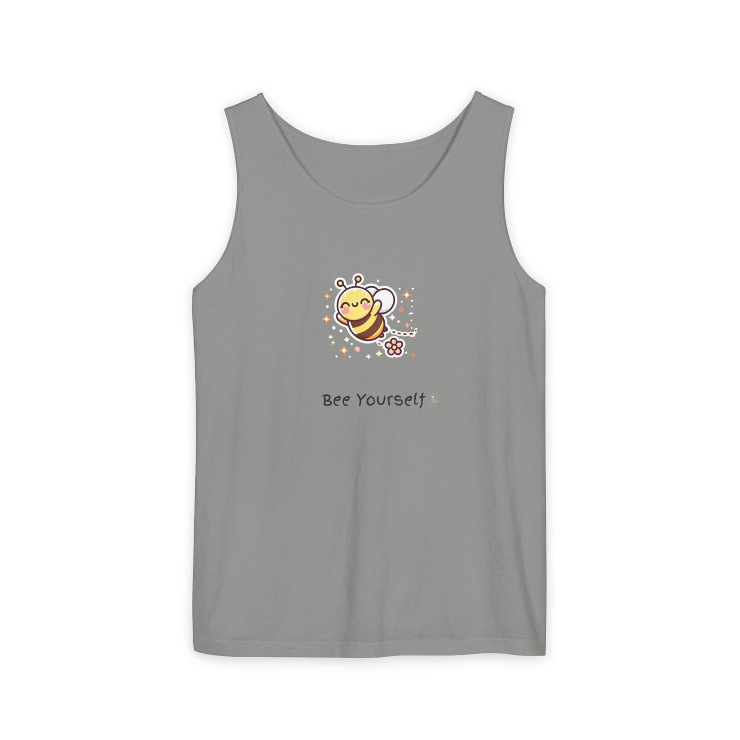 Bee Yourself Tank Top, Cute Bee Apparel, Summer Fashion, Unisex Summer Top, Gift for Nature Lovers, Bee Enthusiast Tank