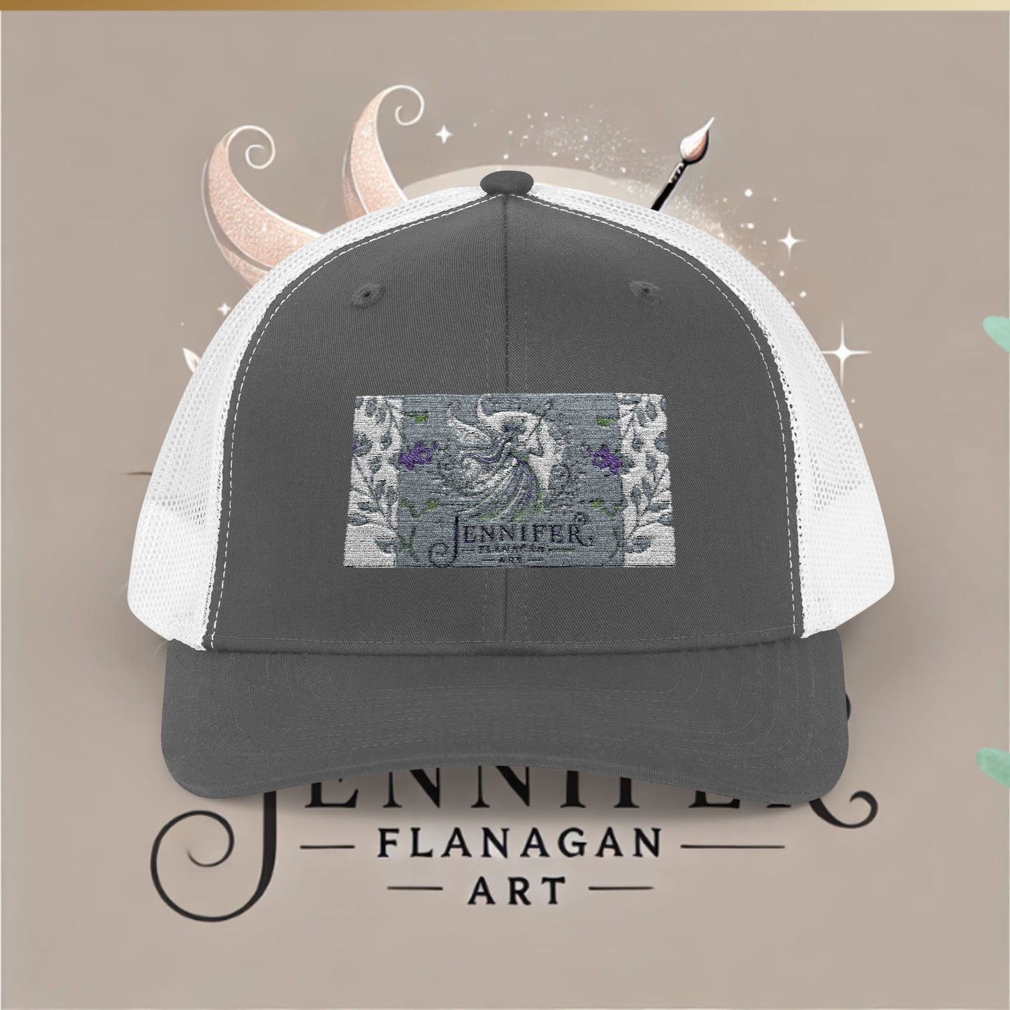 Trendy Snapback Trucker Cap with Unique Design, Casual Cap, Gift for Him/Her, Summer Accessory, Adjustable Hat, Streetwear Style
