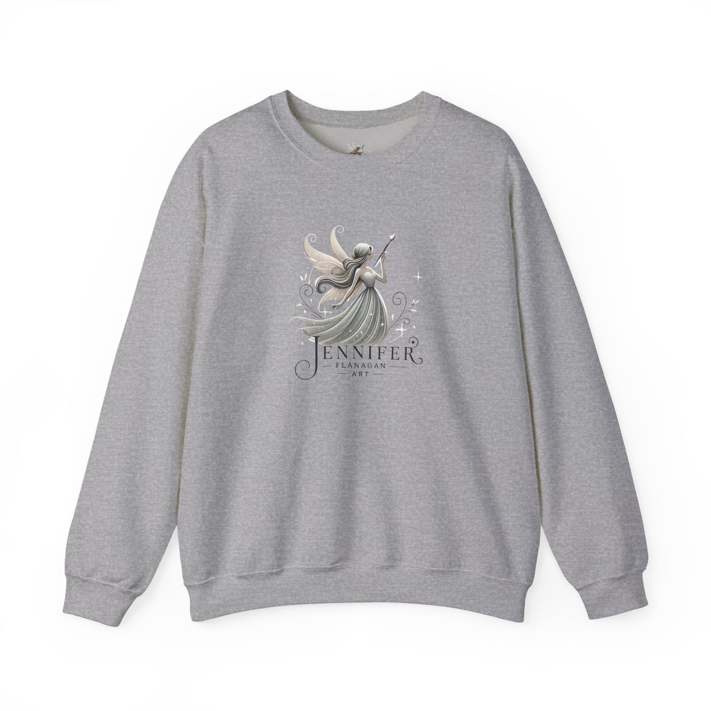 Whimsical Fairy Sweatshirt, Personalized Gift, Cozy Unisex Crewneck, Fantasy Themed Apparel, Unique Artwear, Perfect for Birthdays