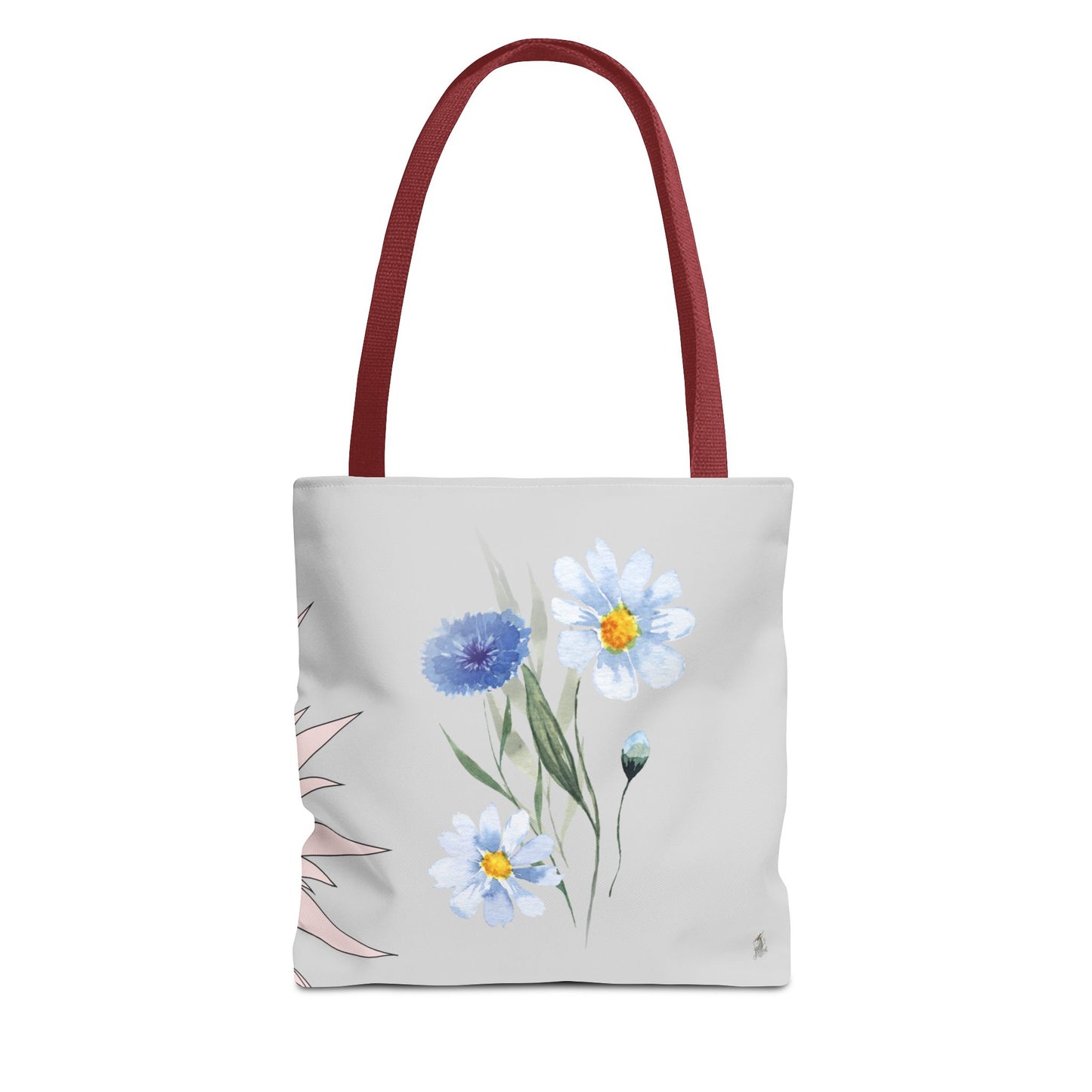Charming Floral & Cute Bird Tote Bag, Eco-Friendly Shopping Bag, Great for Casual Outings, Gifts for Nature Lovers, Spring Accessories
