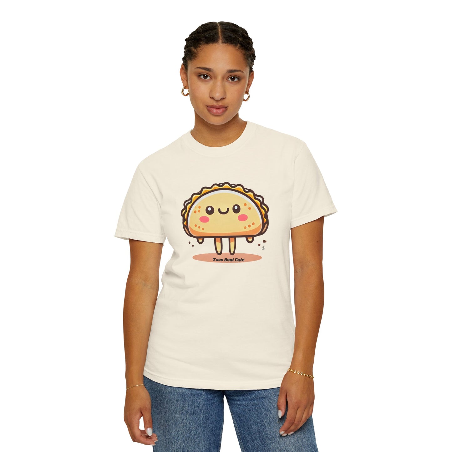 Cute Taco Graphic Tee, Unisex T-shirt, Foodie Gift, Valentine's Day Top, Casual Wear, Fun Snack Outfit