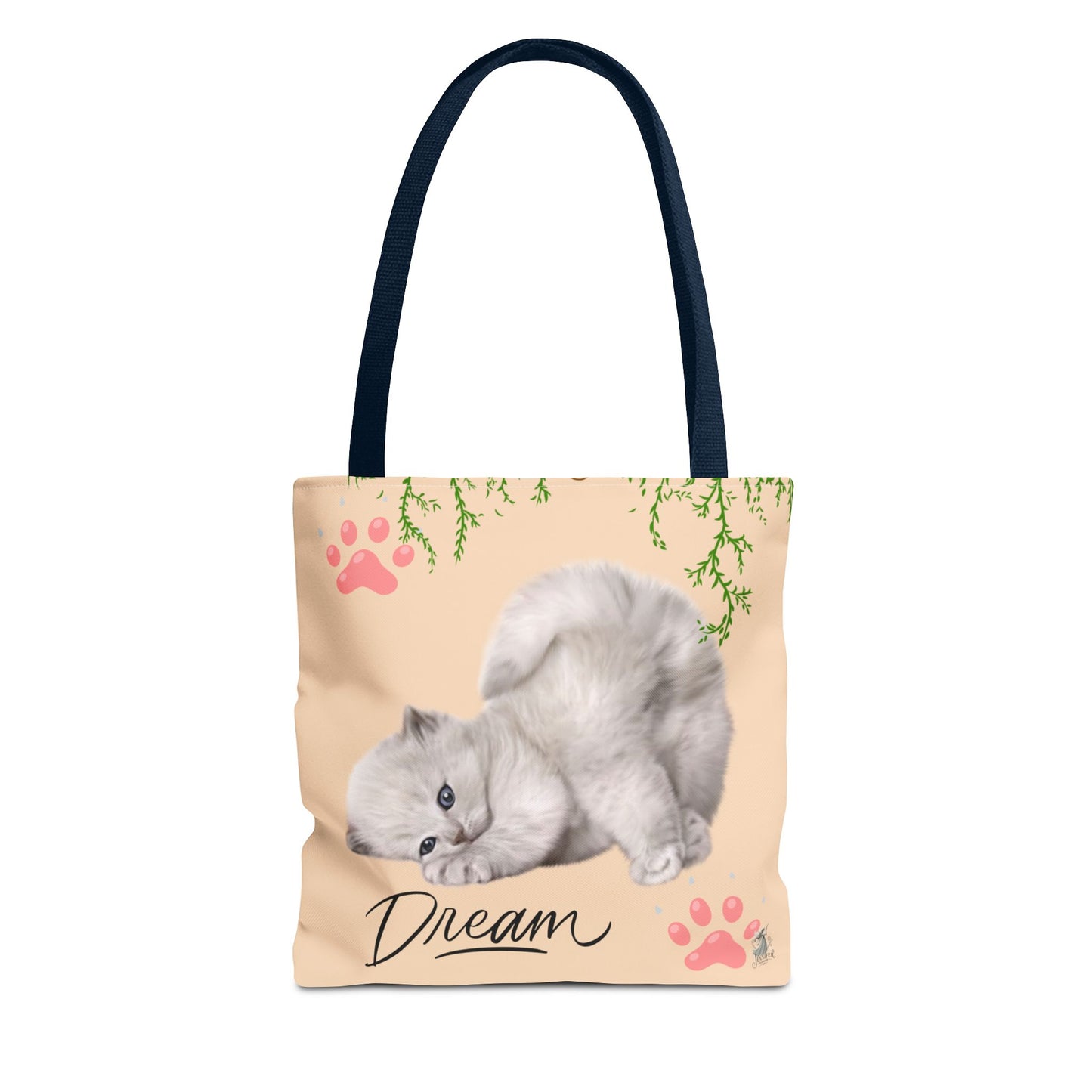 Dreamy Cat Tote Bag | Cute Pet Lover Gift | Stylish Eco-Friendly Tote | Paws & Whiskers Design | Everyday Use, Beach Bag, Shopping Bag
