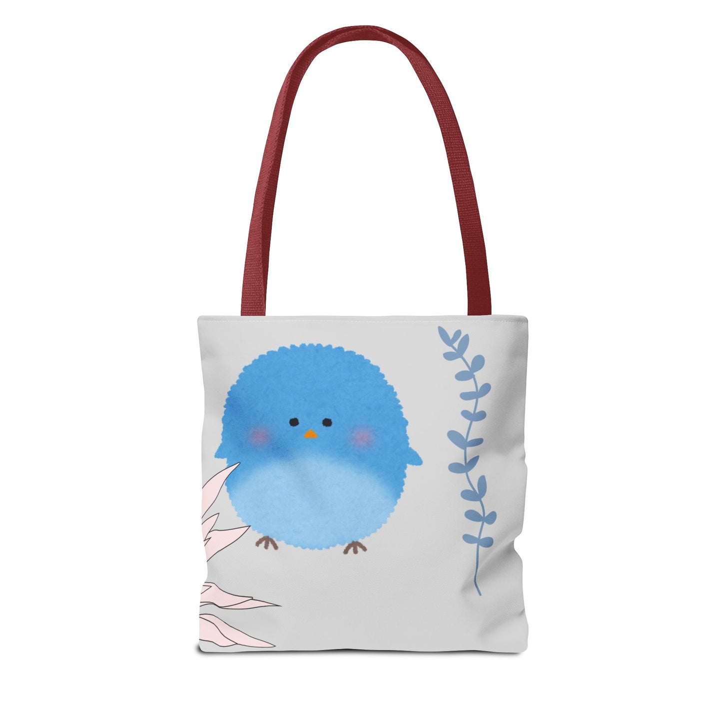 Charming Floral & Cute Bird Tote Bag, Eco-Friendly Shopping Bag, Great for Casual Outings, Gifts for Nature Lovers, Spring Accessories