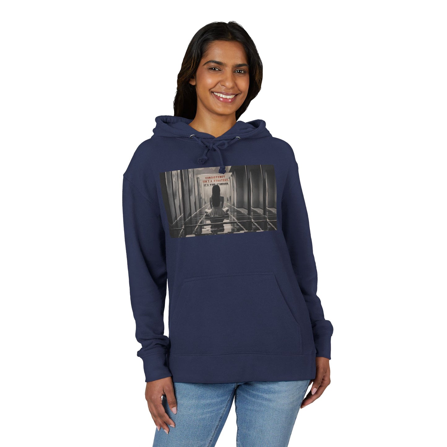 Chic Unisex French Terry Hoodie with Artistic Design, Cozy Streetwear, Ideal Gift for Art Lovers, Stylish Everyday Wear, Perfect for Autumn