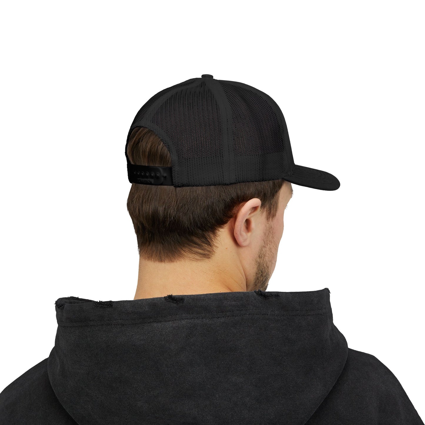 Trendy Snapback Trucker Cap with Custom Design | Stylish Accessory for Outdoor Adventures, Casual Outfits, Gift for Him/Her