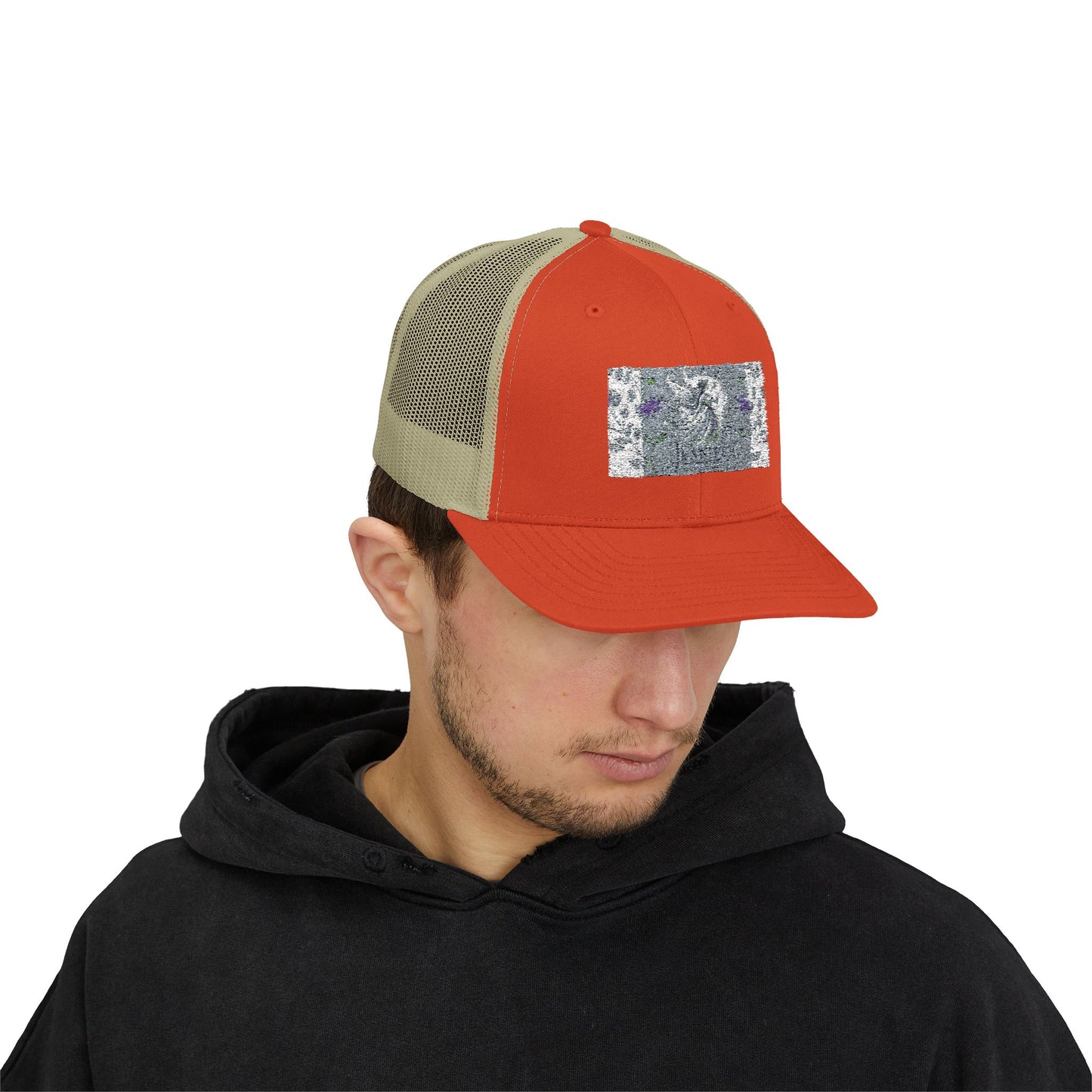 Trendy Snapback Trucker Cap with Unique Design, Casual Cap, Gift for Him/Her, Summer Accessory, Adjustable Hat, Streetwear Style