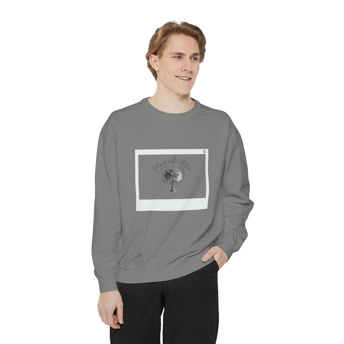 Cozy Garment-Dyed Sweatshirt, Inspirational Sweatshirt, Unisex Hoodie, Gift for Nature Lovers, Casual Everyday Wear, Motivational Apparel