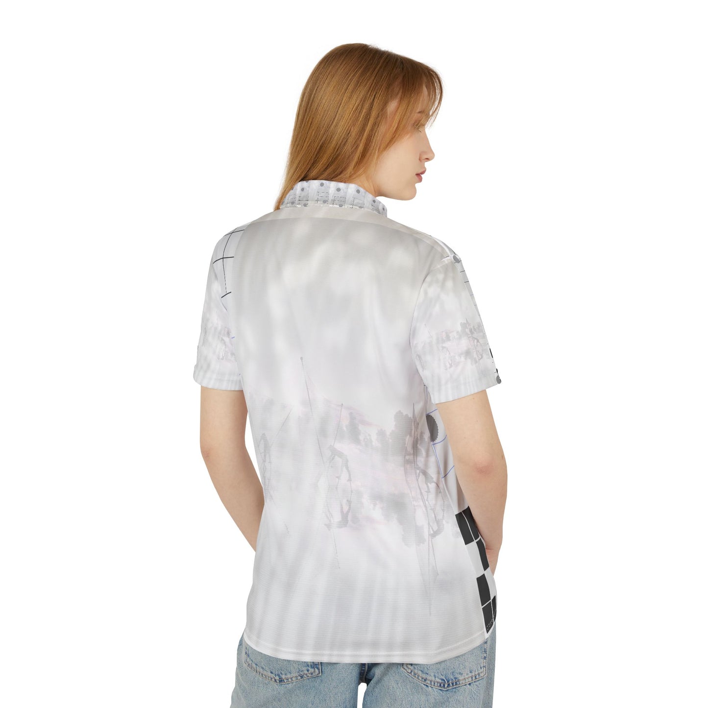 Stylish AOP Unisex Polo Shirt, Casual Wear, Summer Fashion, Unique Design, Gift for Him or Her, Everyday Comfort, Trendy Attire