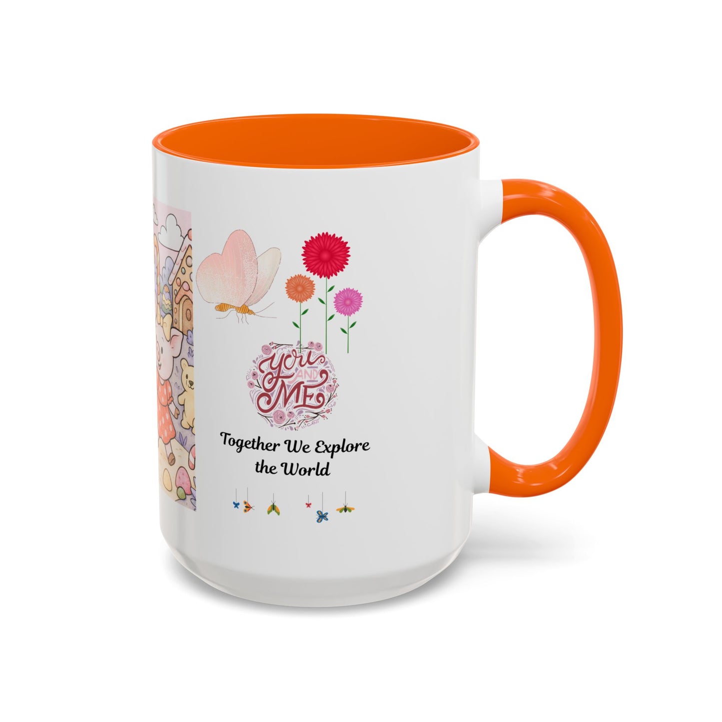 Cute Illustrative Coffee Mug for Kids, Whimsical Pig Design, Perfect Gift for Birthdays, Holidays, Tea Lovers, Home Decor