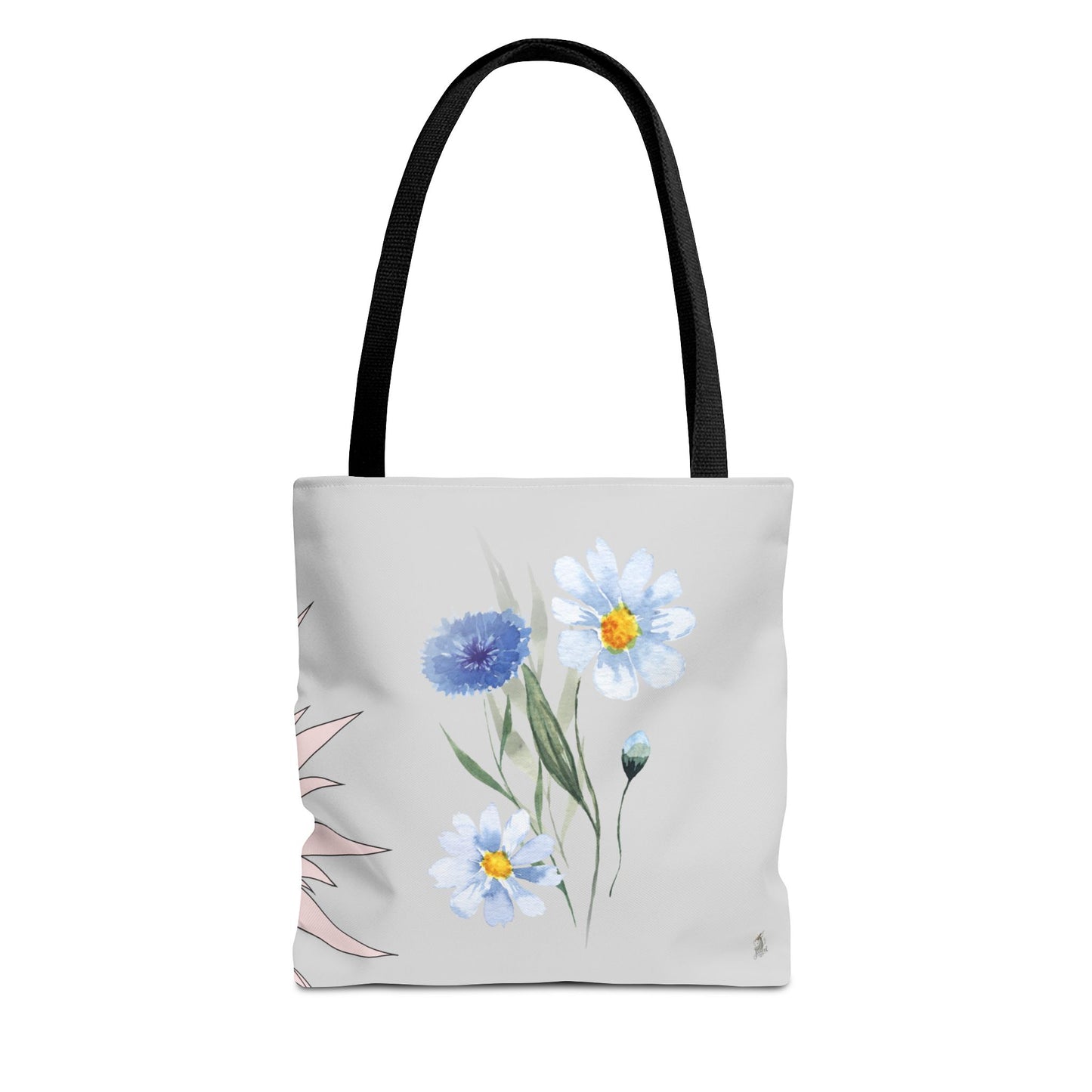 Charming Floral & Cute Bird Tote Bag, Eco-Friendly Shopping Bag, Great for Casual Outings, Gifts for Nature Lovers, Spring Accessories