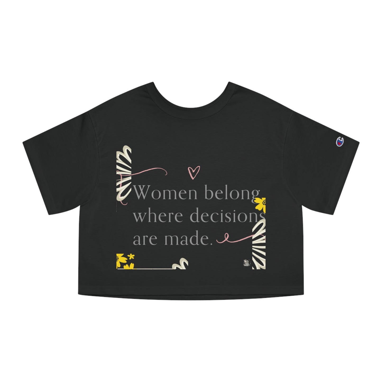 Empowering Women’s Cropped T-Shirt - Feminist Apparel, Casual Top, Gift for Her, Motivational Tee, Everyday Wear