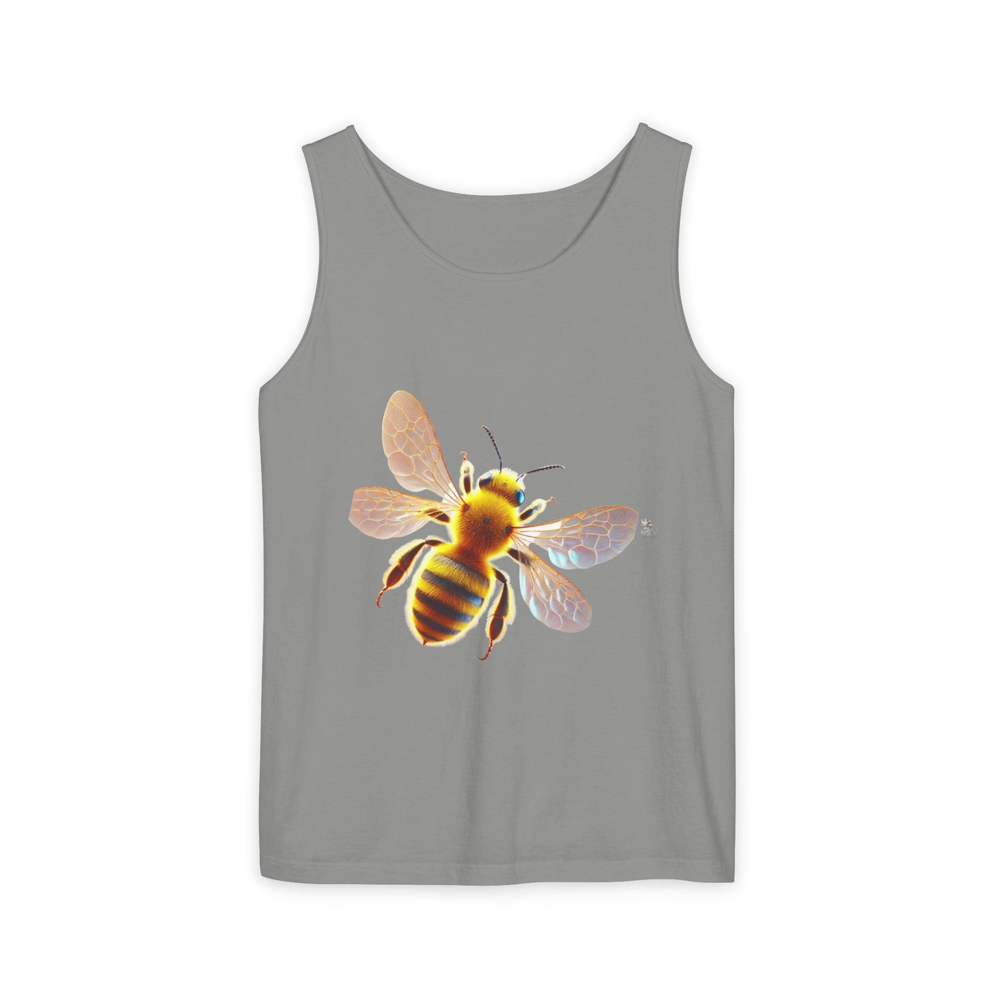 Bee Graphic Unisex Tank Top | Summer Casual Wear, Eco-Friendly Gift, Beach Top, Nature Lover Apparel, Bee Enthusiast Tank