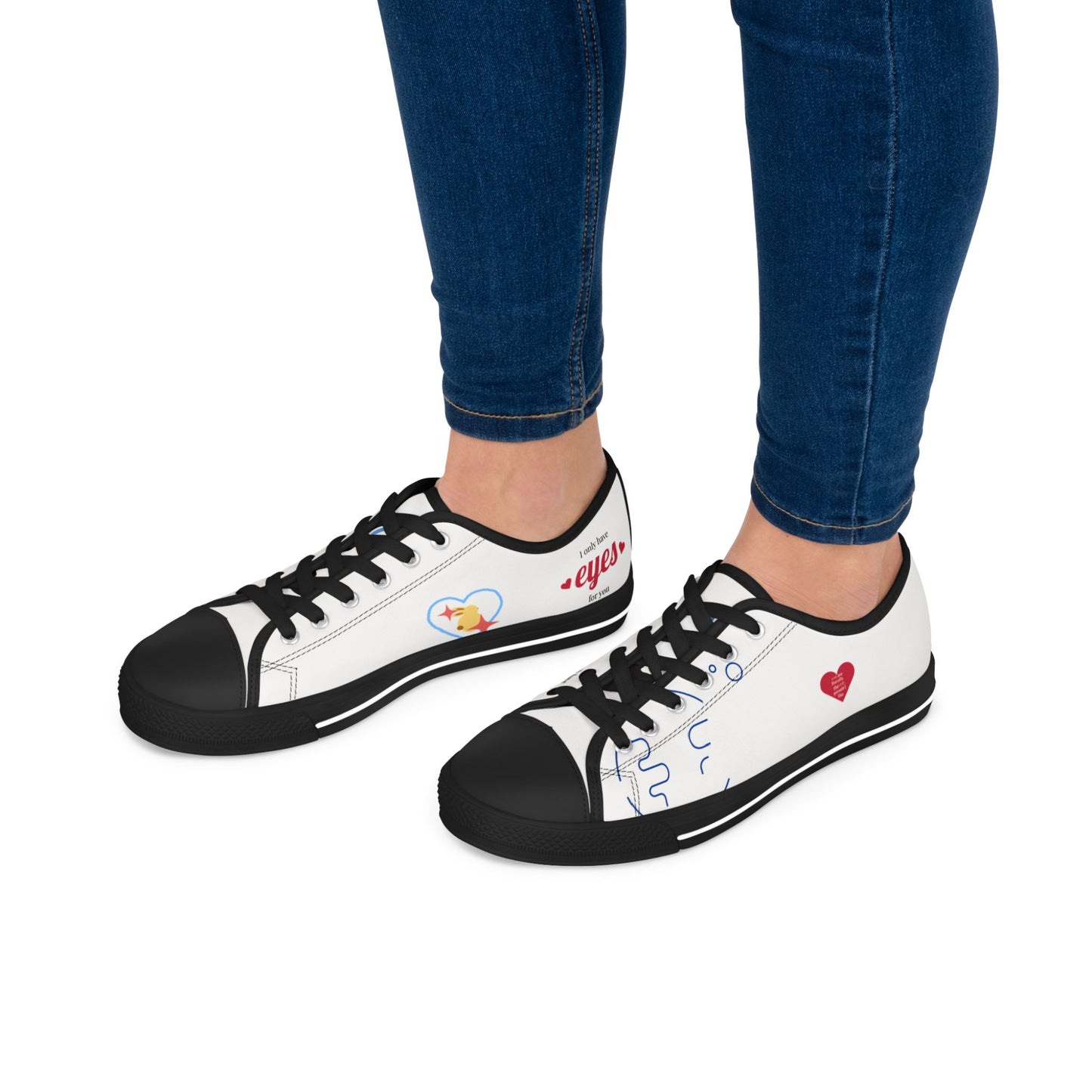 Colorful Artistic Low Top Sneakers, Casual Footwear, Trendy Sneakers, Unique Canvas Shoes, Spring/Summer Fashion