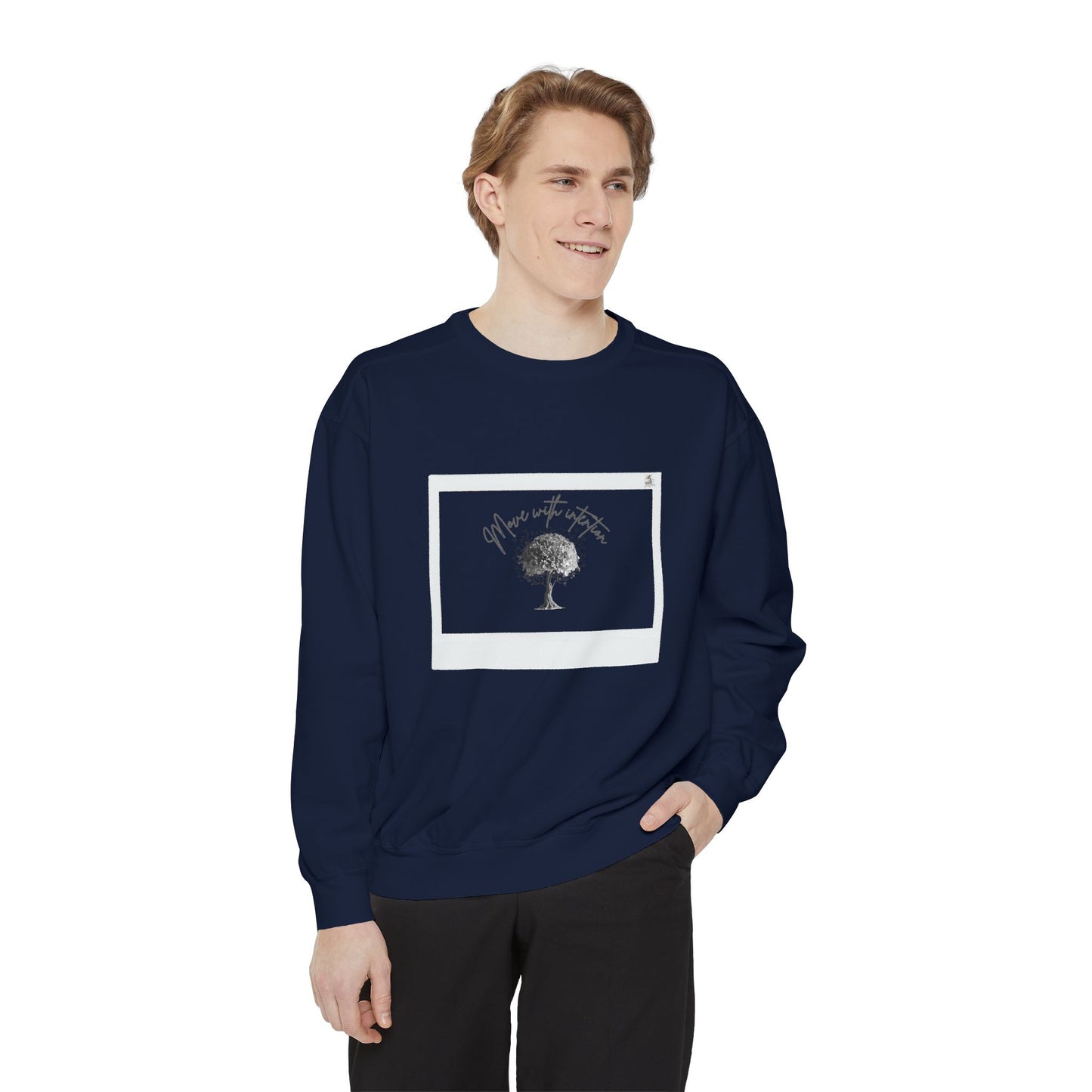 Cozy Garment-Dyed Sweatshirt, Inspirational Sweatshirt, Unisex Hoodie, Gift for Nature Lovers, Casual Everyday Wear, Motivational Apparel