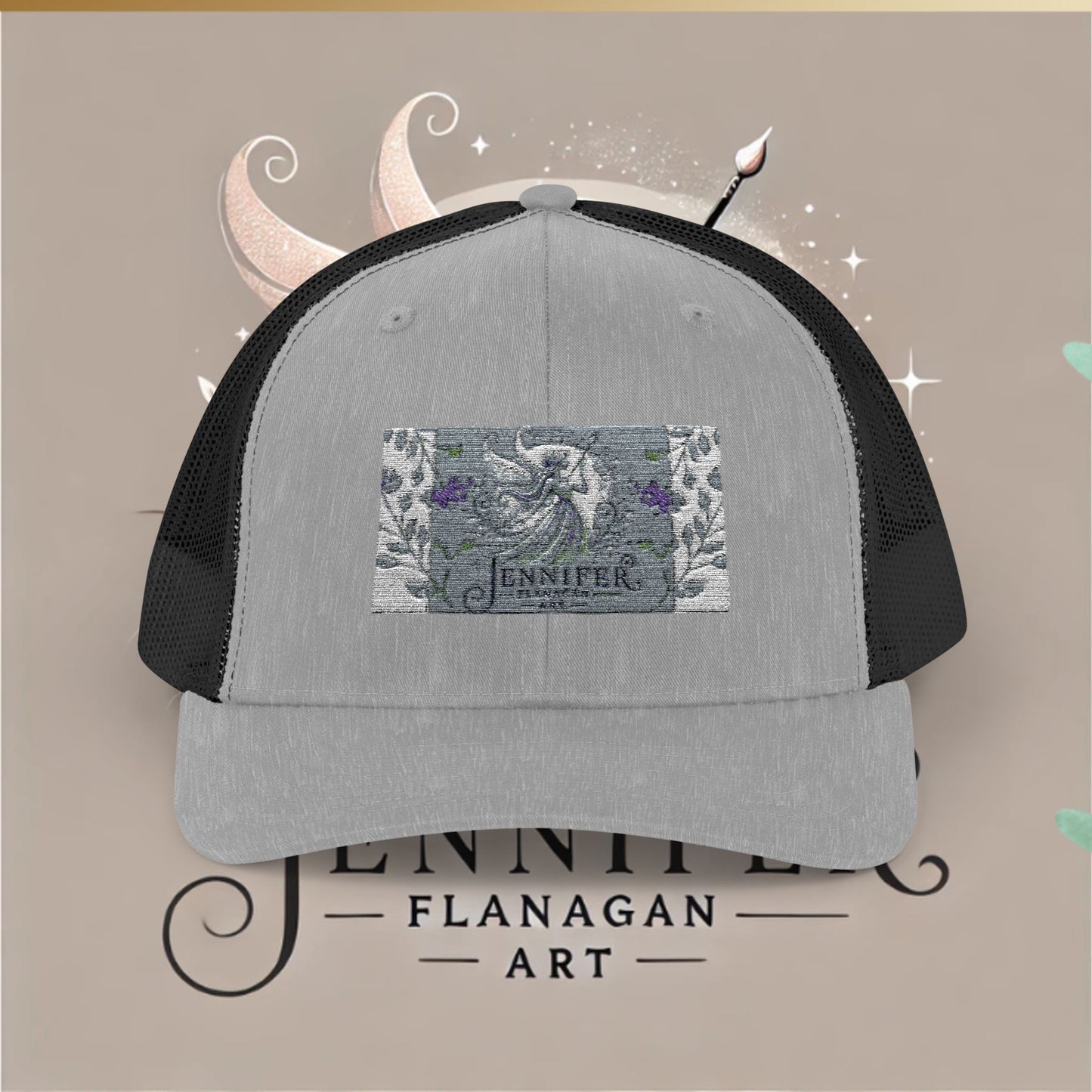 Trendy Snapback Trucker Cap with Unique Design, Casual Cap, Gift for Him/Her, Summer Accessory, Adjustable Hat, Streetwear Style