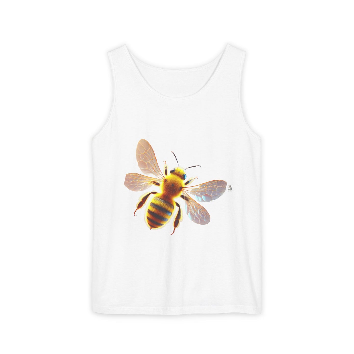 Bee Graphic Unisex Tank Top | Summer Casual Wear, Eco-Friendly Gift, Beach Top, Nature Lover Apparel, Bee Enthusiast Tank