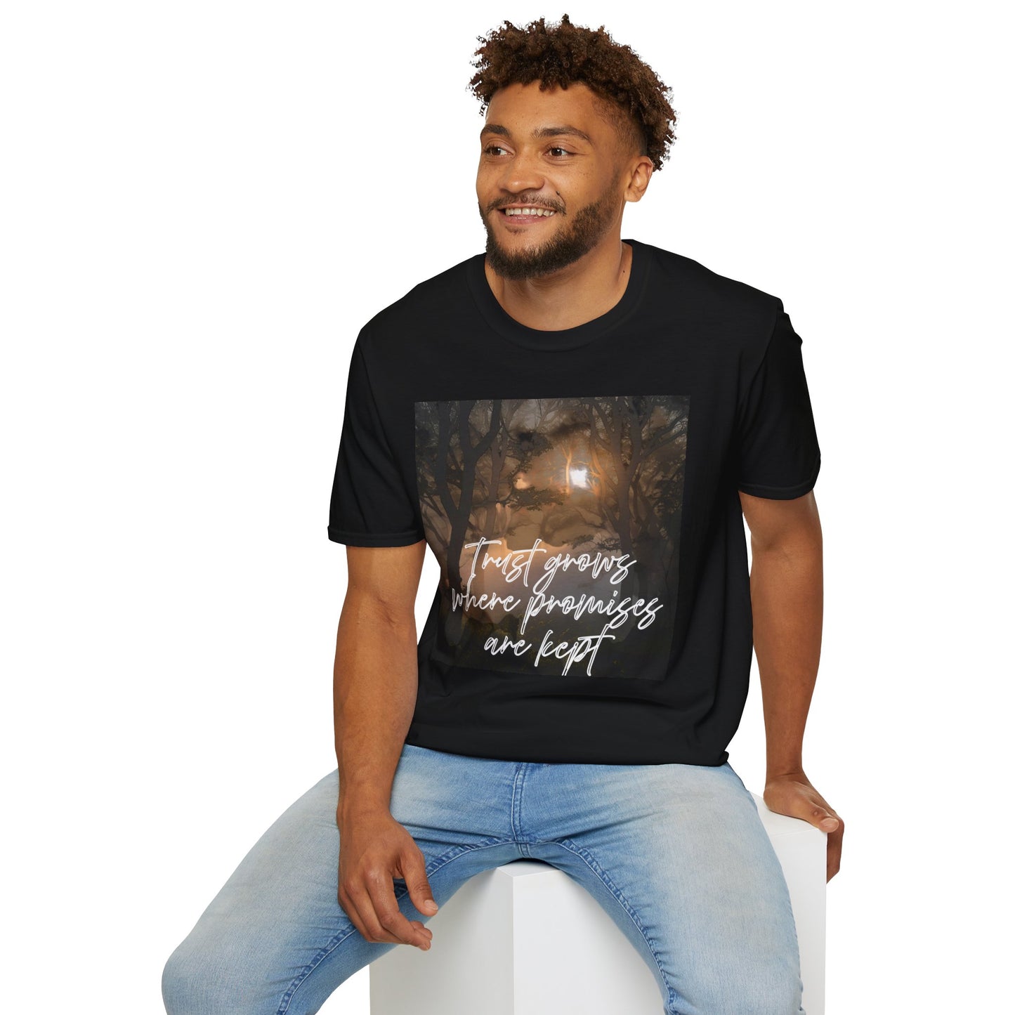 Inspirational Landscape T-Shirt - Nature Lovers Gift, Motivational Quote Tee, Outdoor Adventure Wear, Unisex Graphic Shirt
